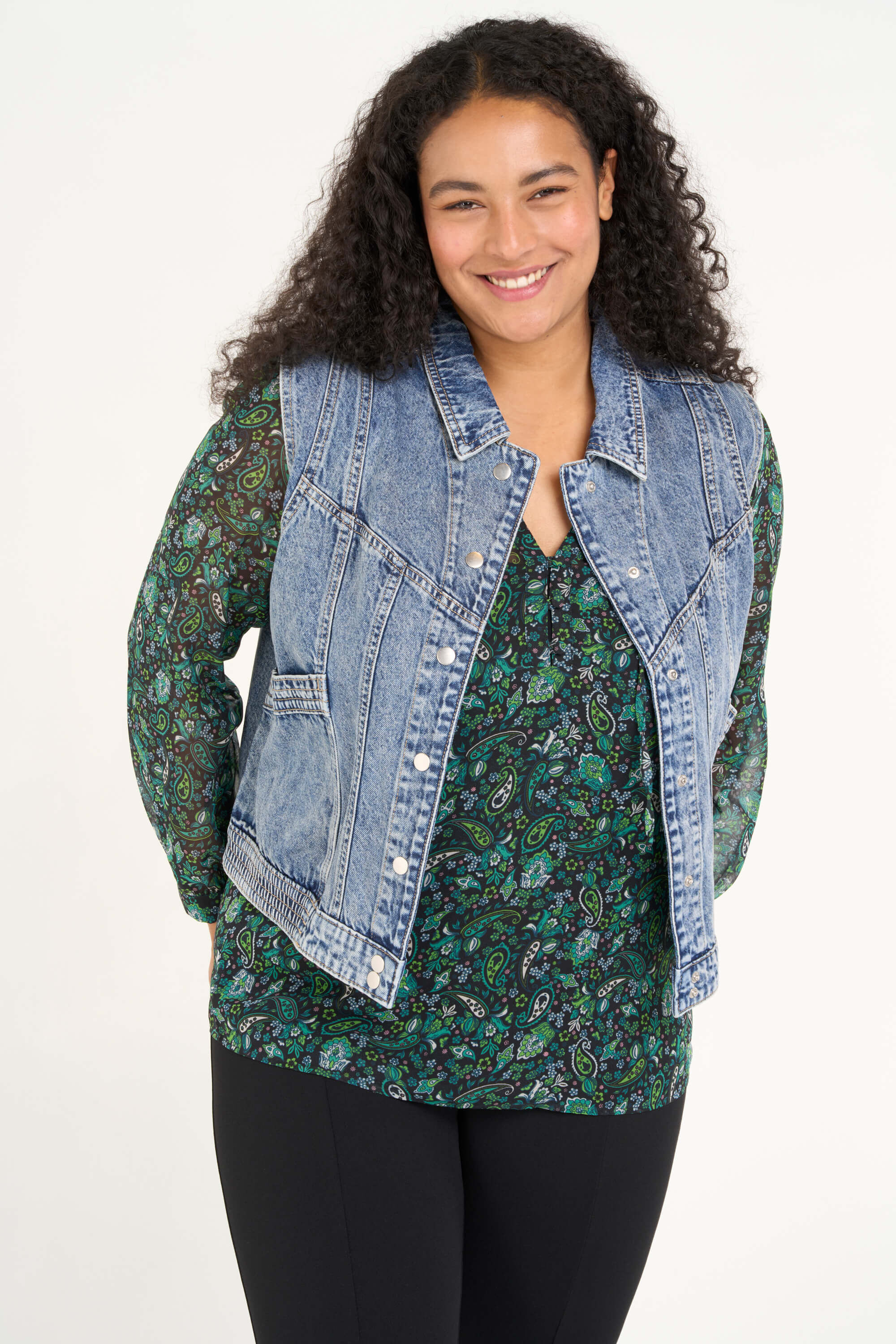 Gilet en denim  image number 6