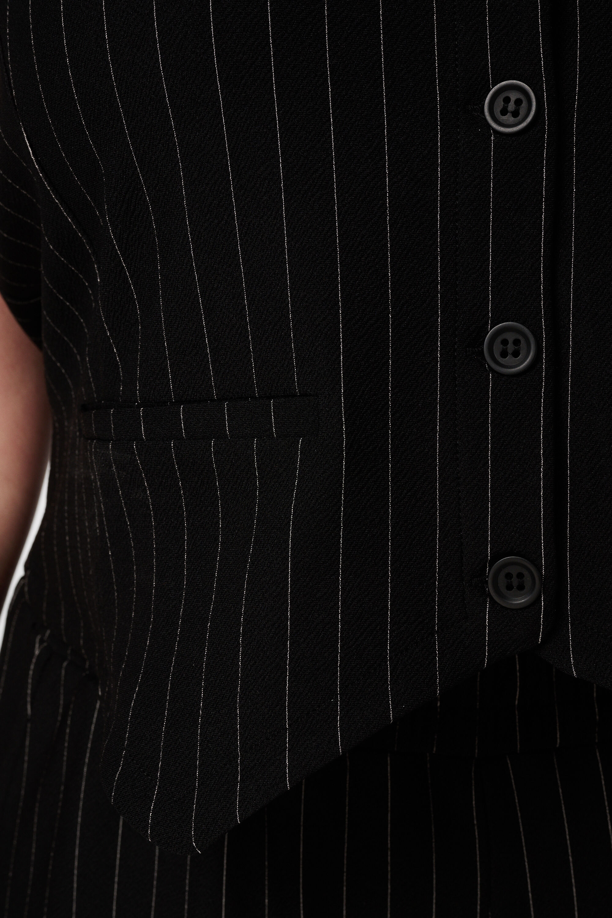 Cardigan &agrave; rayures et fermeture &agrave; boutons image number 6