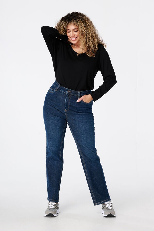 Haut à manches longues et col rond image number 5