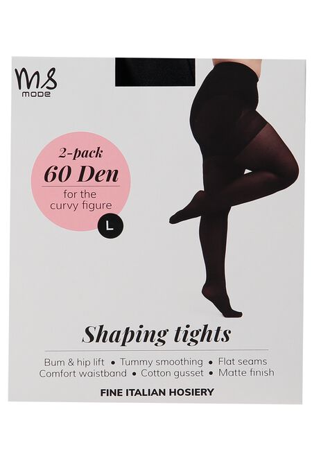 Pack de 2 Collants moulants 60 deniers