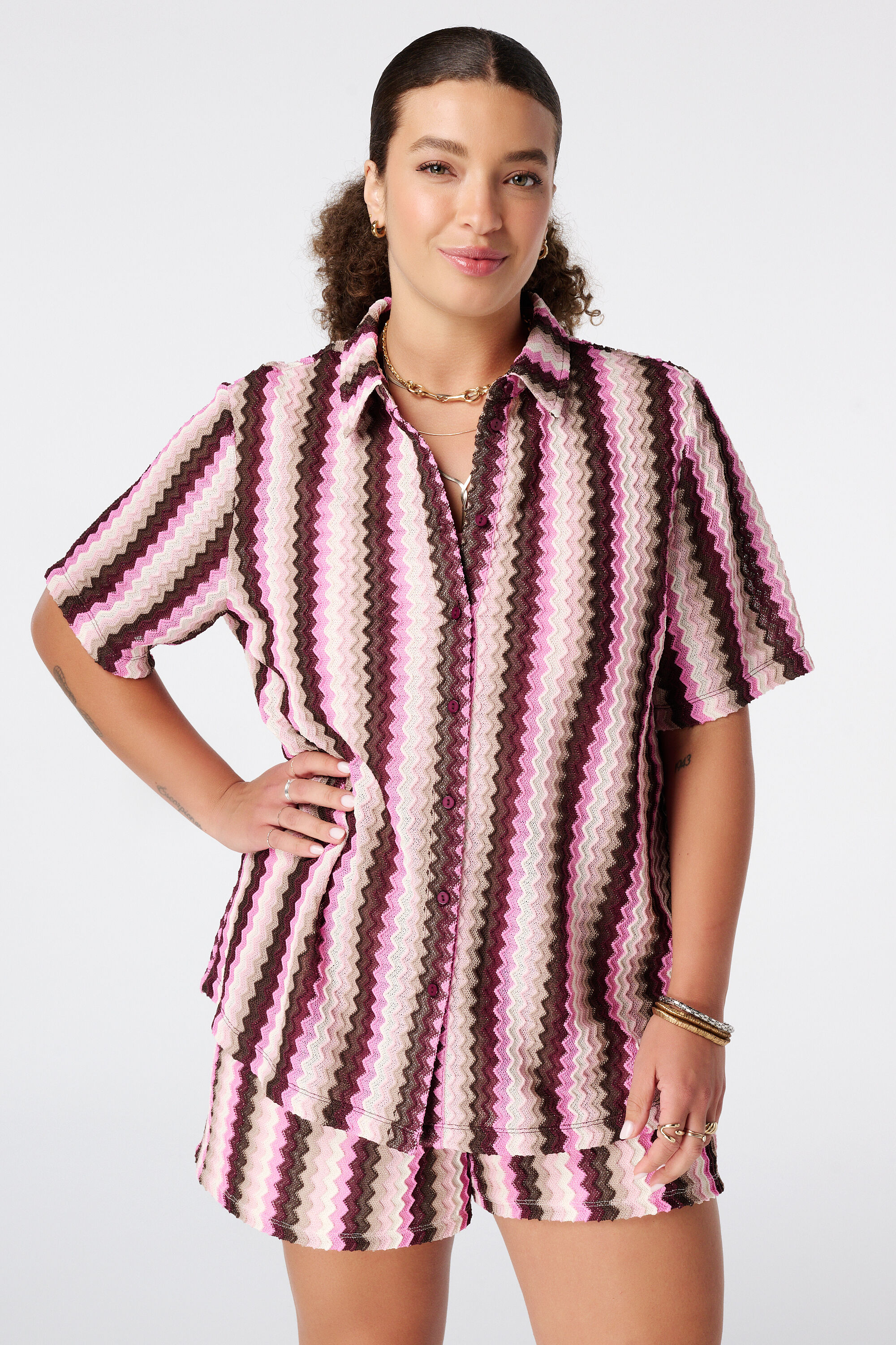 Top polo en crochet image number 0