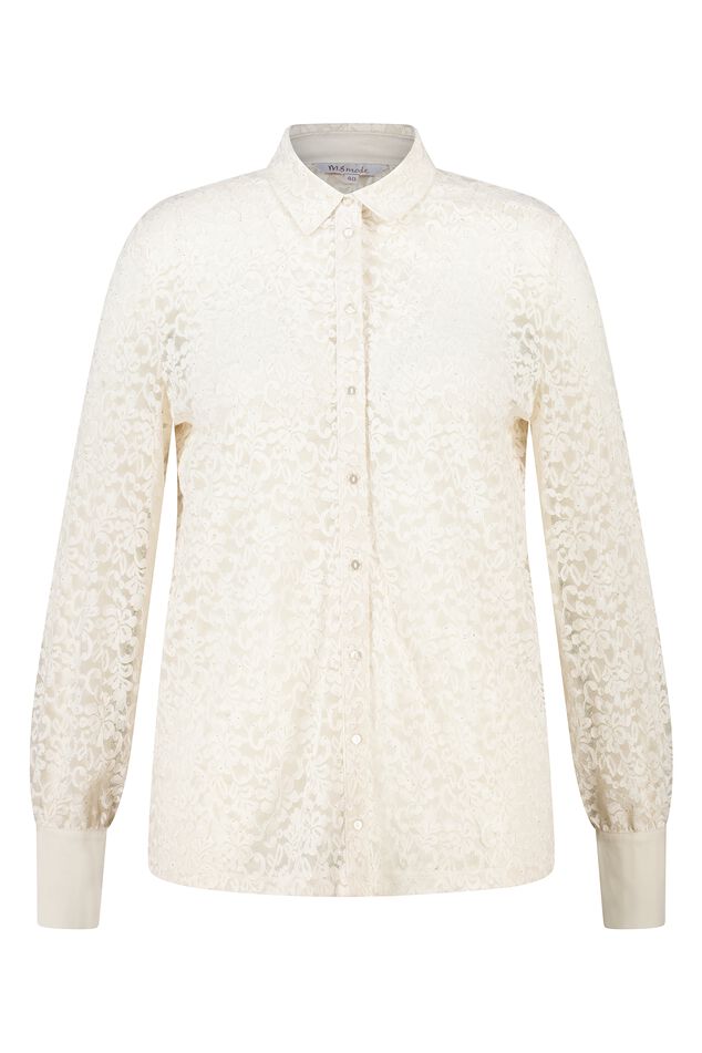 Top avec dentelle et paillettes image number 1