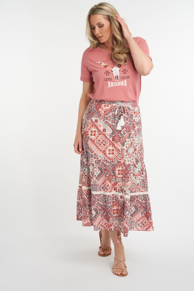 Jupe longue à imprimé  image number 7