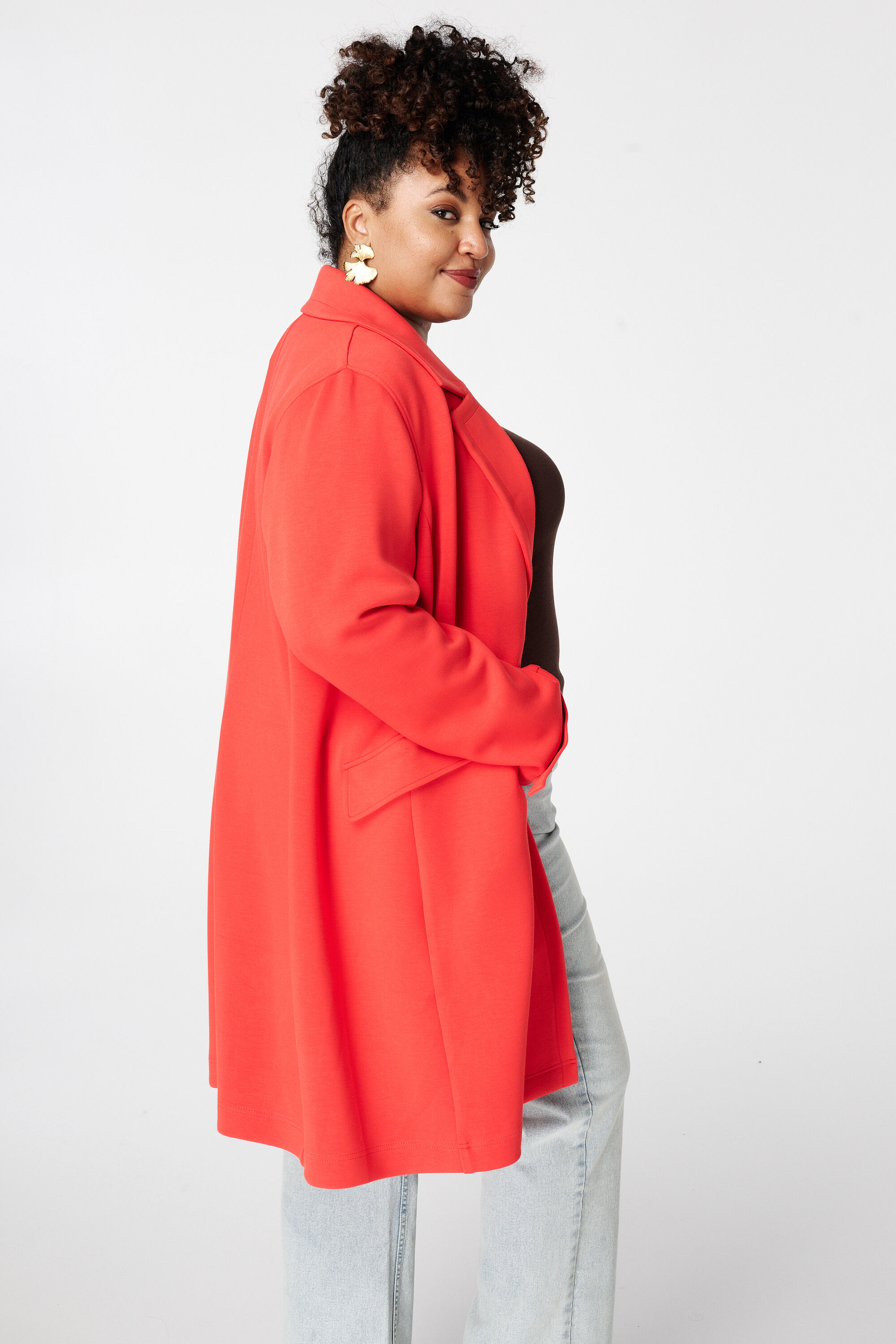 Manteau avec fermeture &agrave; boutons image number 3