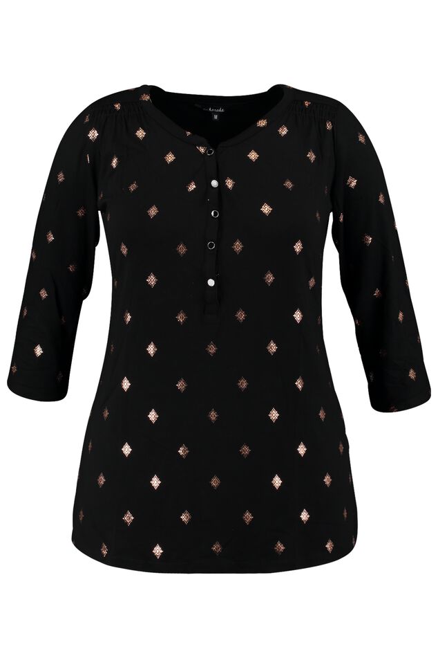 Haut à imprimé de feuilles  image number 1