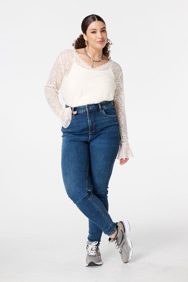 Femmes Halara Flex™ Jean Large Casual Taille Haute Poches Multiples Femmes Halara Flex™ Jean Large Casual Taille Haute Poches Multiples