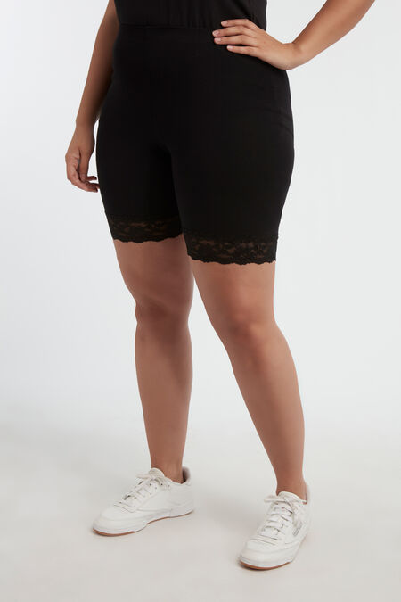Lot de 2 Legging court à dentelle Lot de 2 Legging court à dentelle