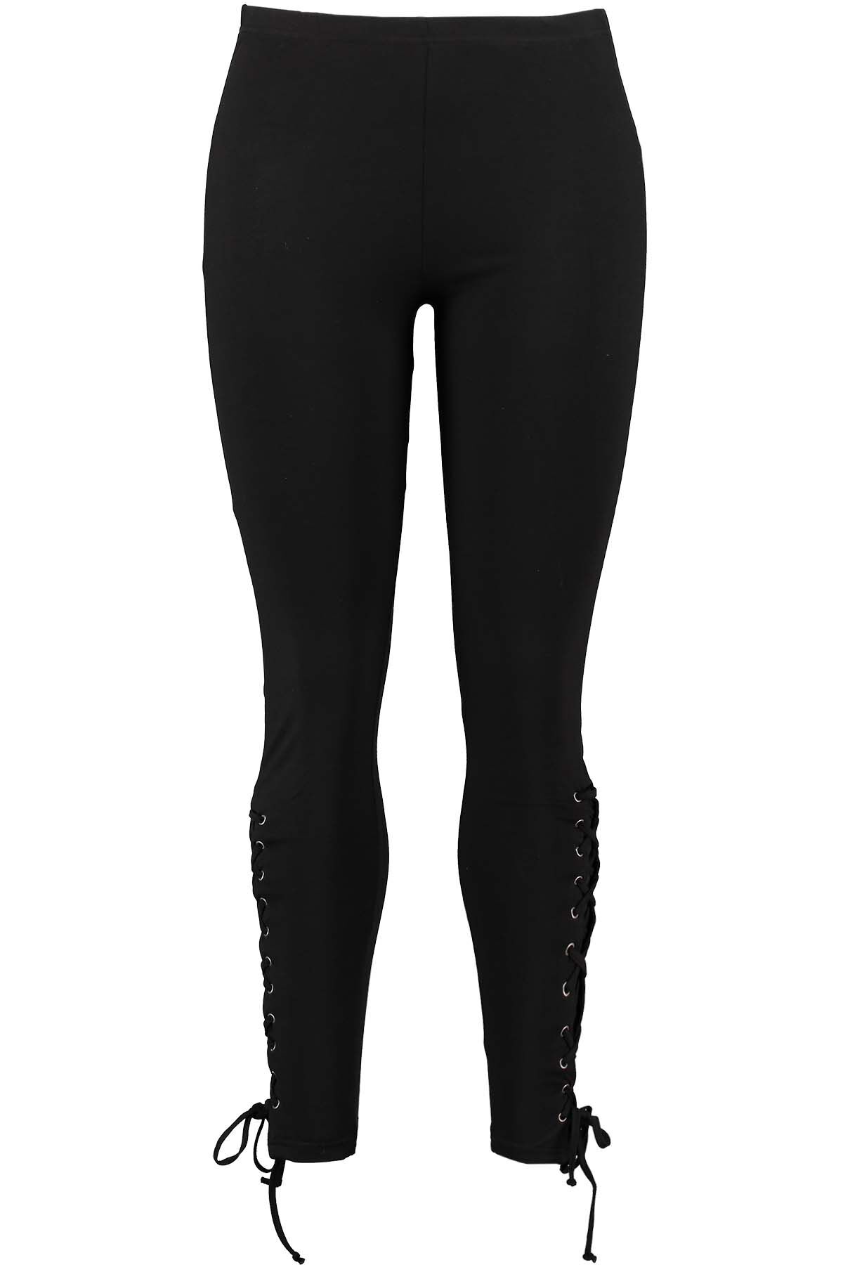 Pantalon &eacute;vas&eacute; avec fentes image number 2