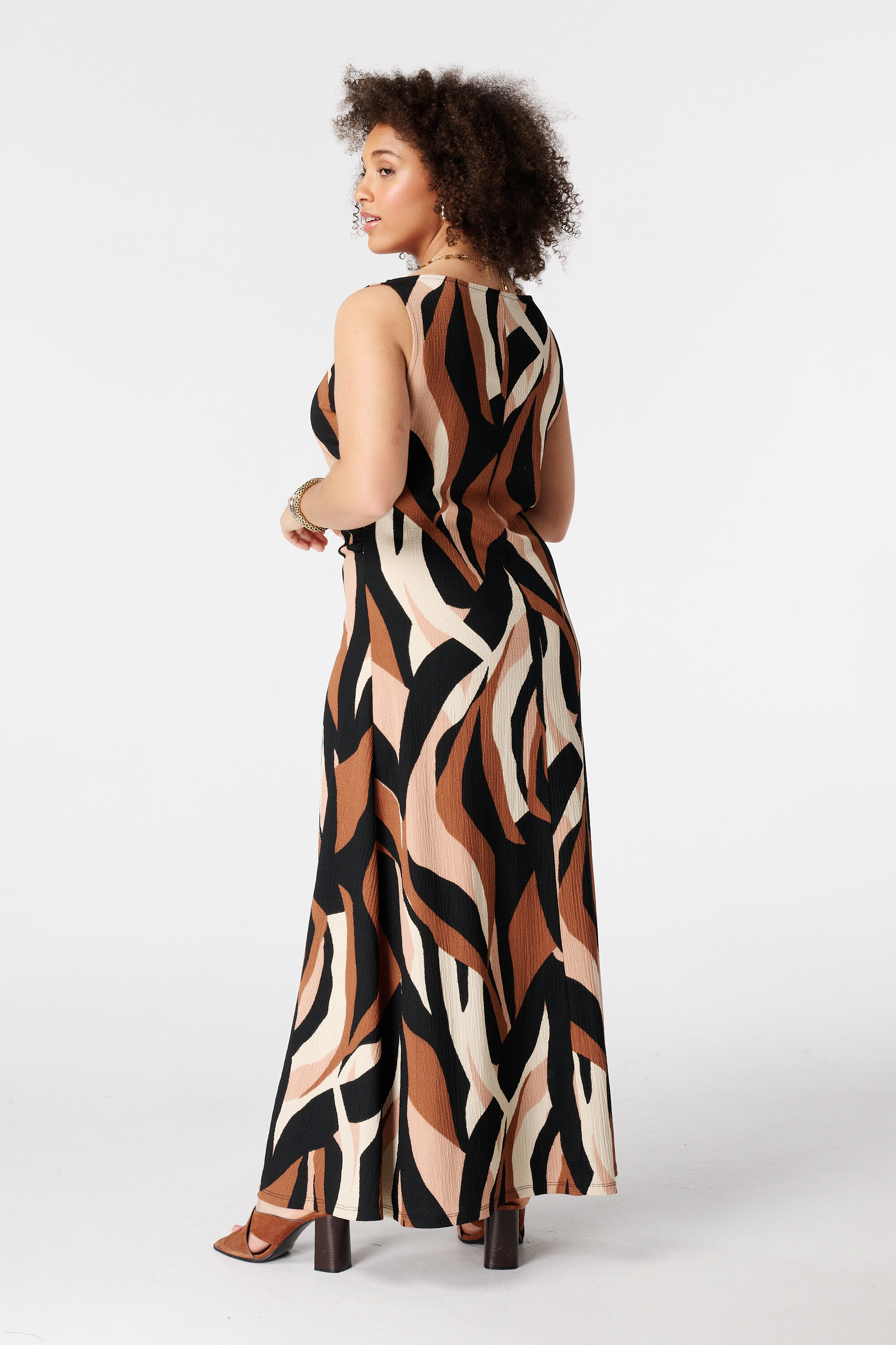 Robe maxi avec imprim&eacute; image number 3