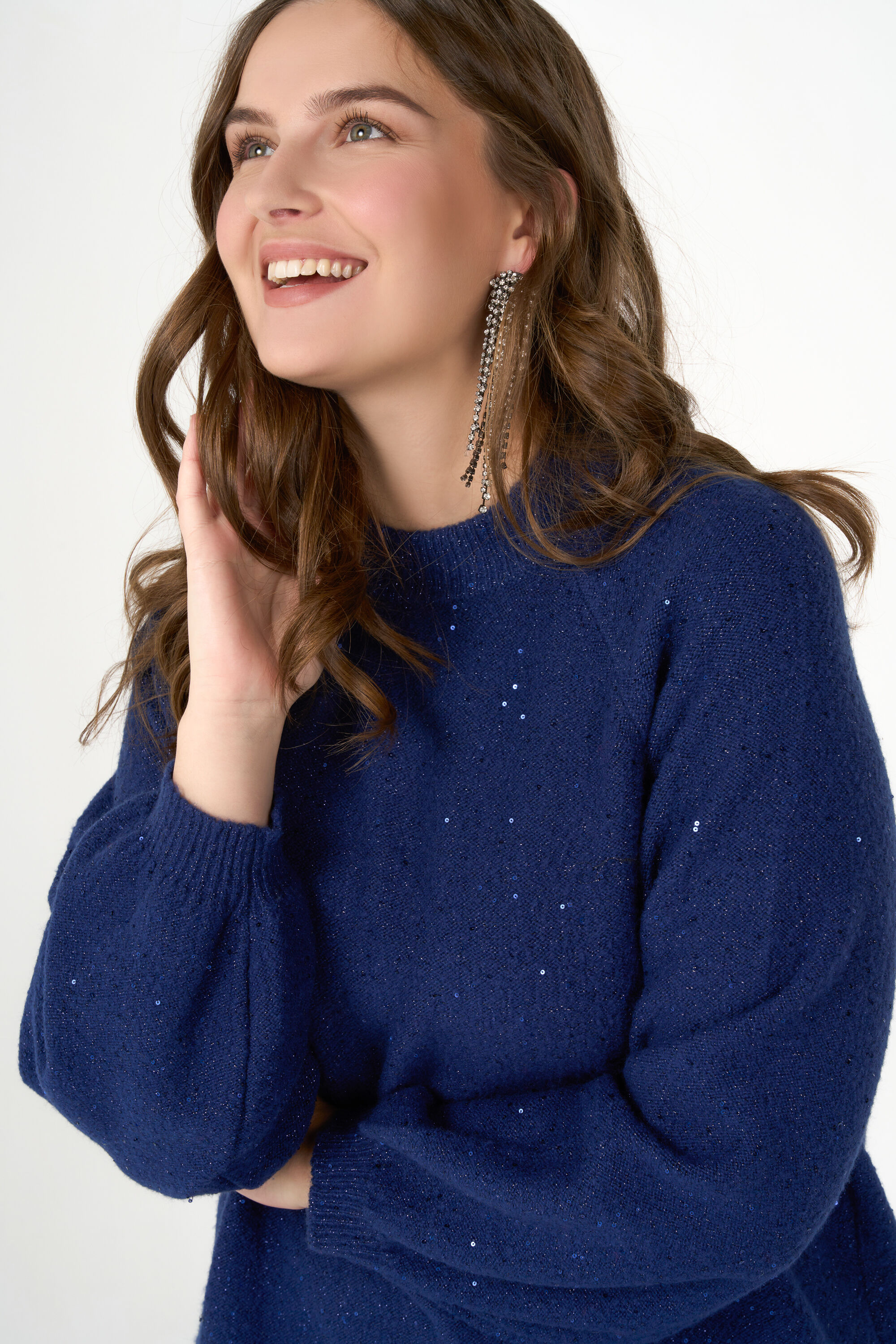 Robe en maille avec d&eacute;tails &eacute;tincelants image number 5