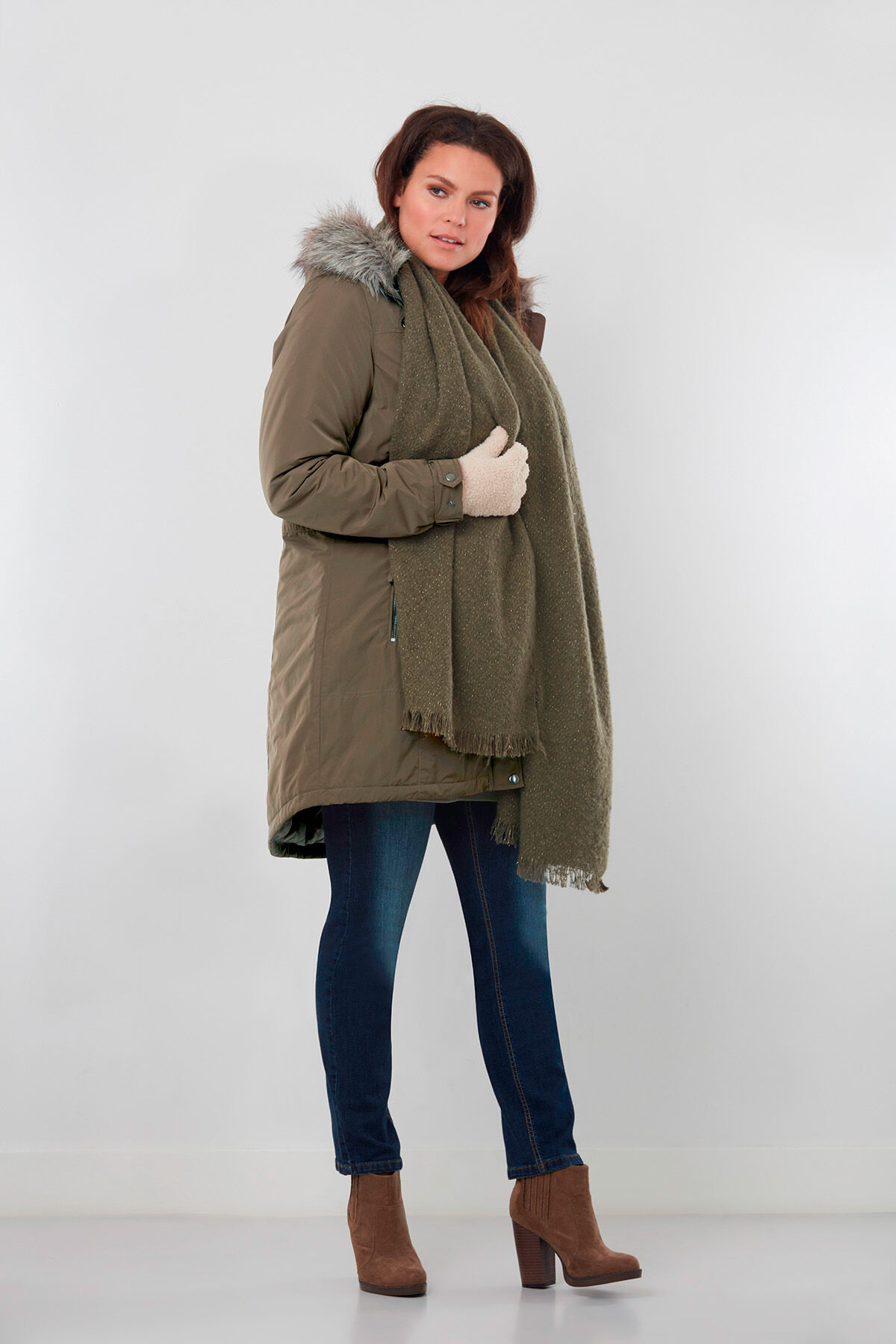 Parka avec col en fausse fourrure image number 3