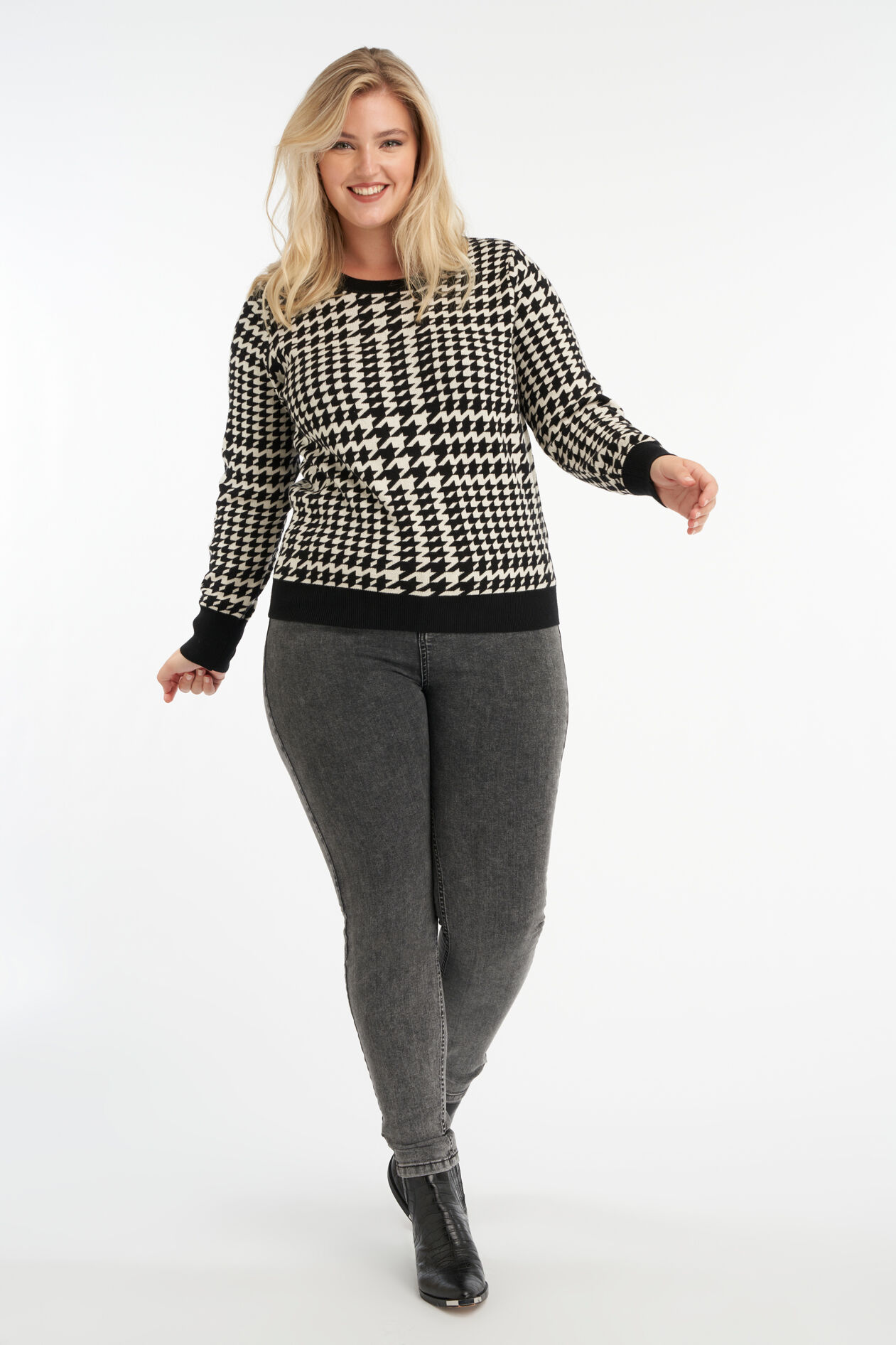 Pull pied-de-poule image number 5