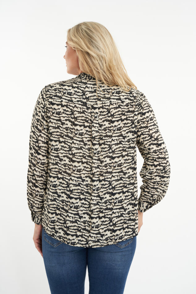 Chemisier à imprimé zébré image number 3