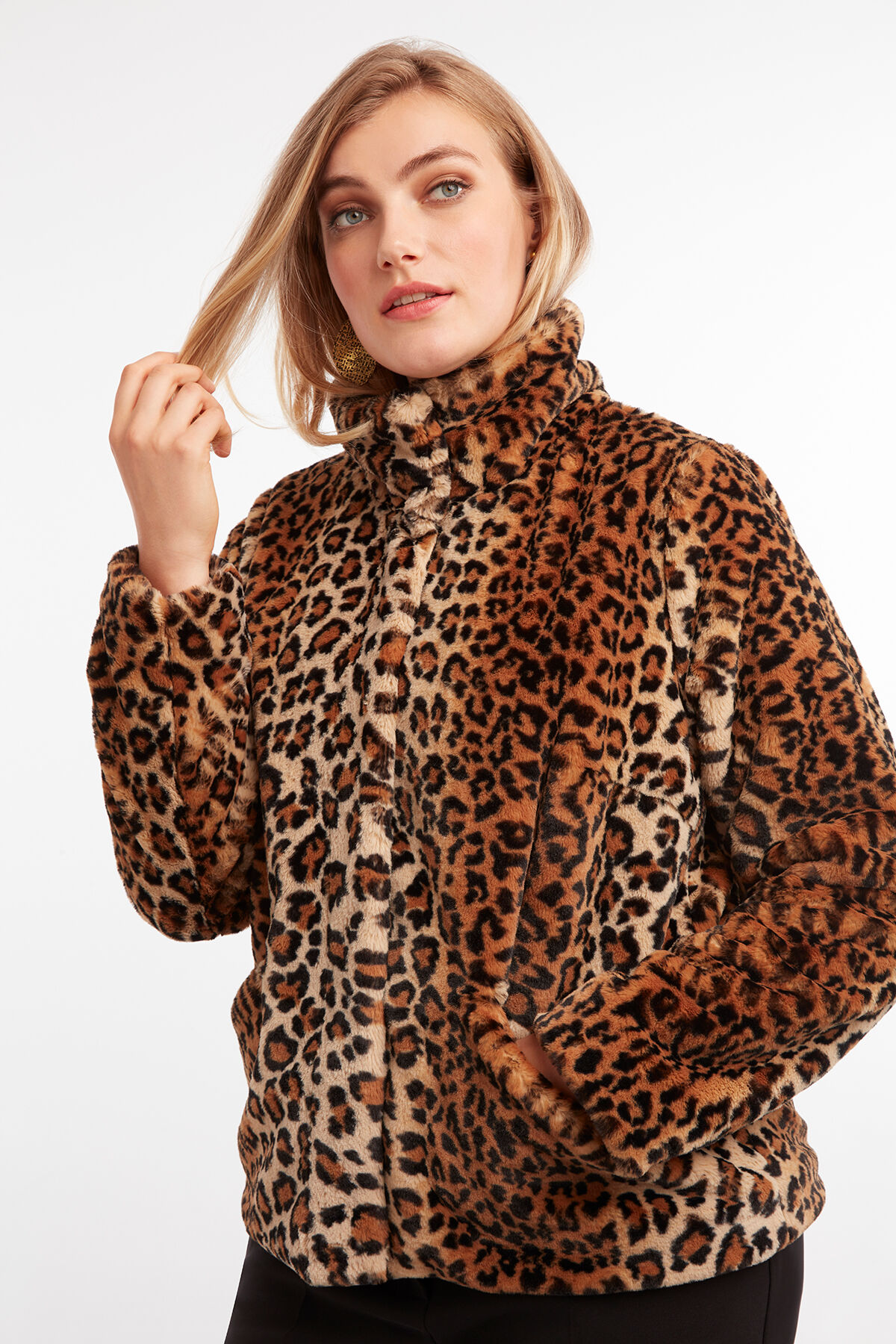 Manteau en fausse fourrure image number 3