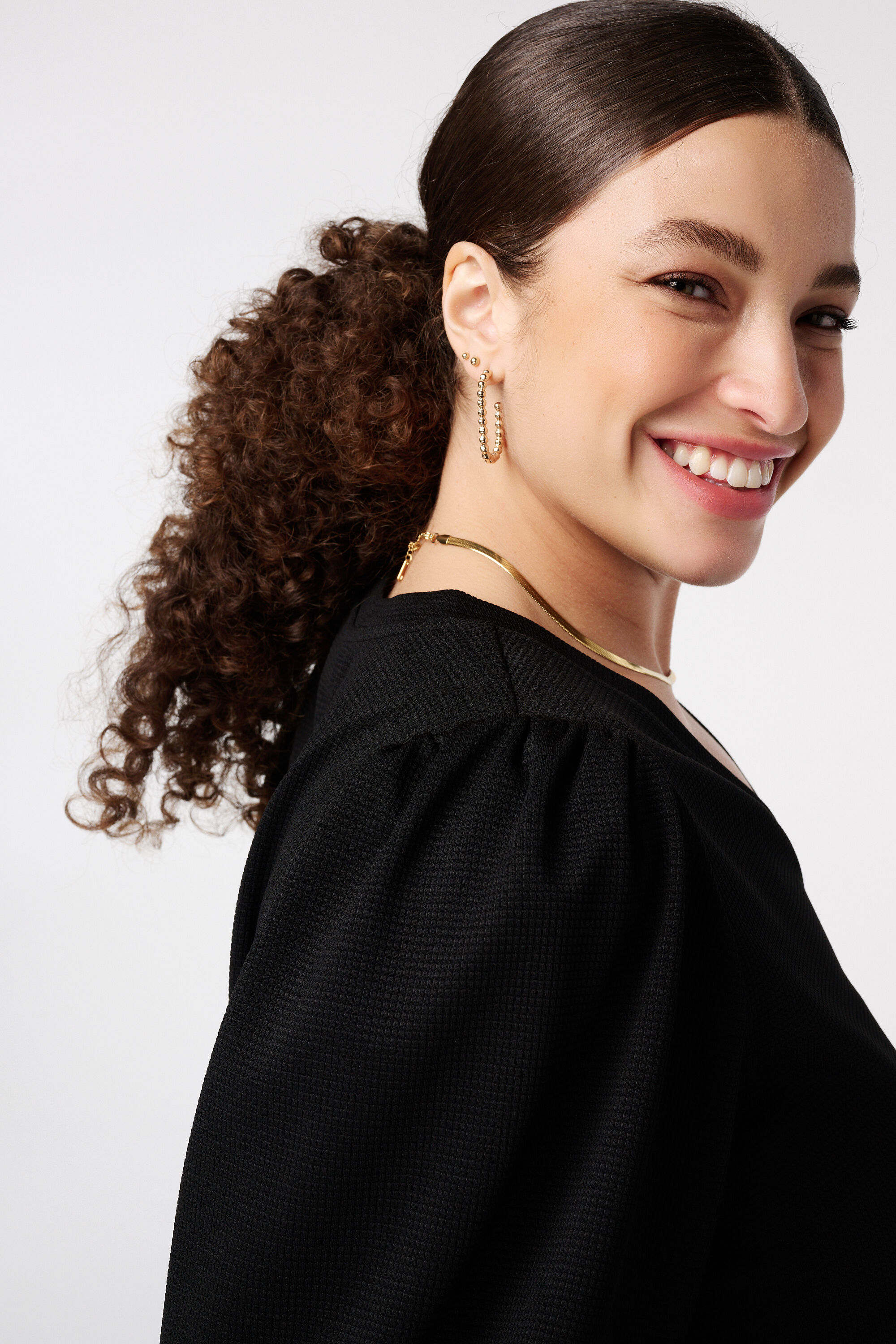 Top &agrave; manches bouffantes image number 4