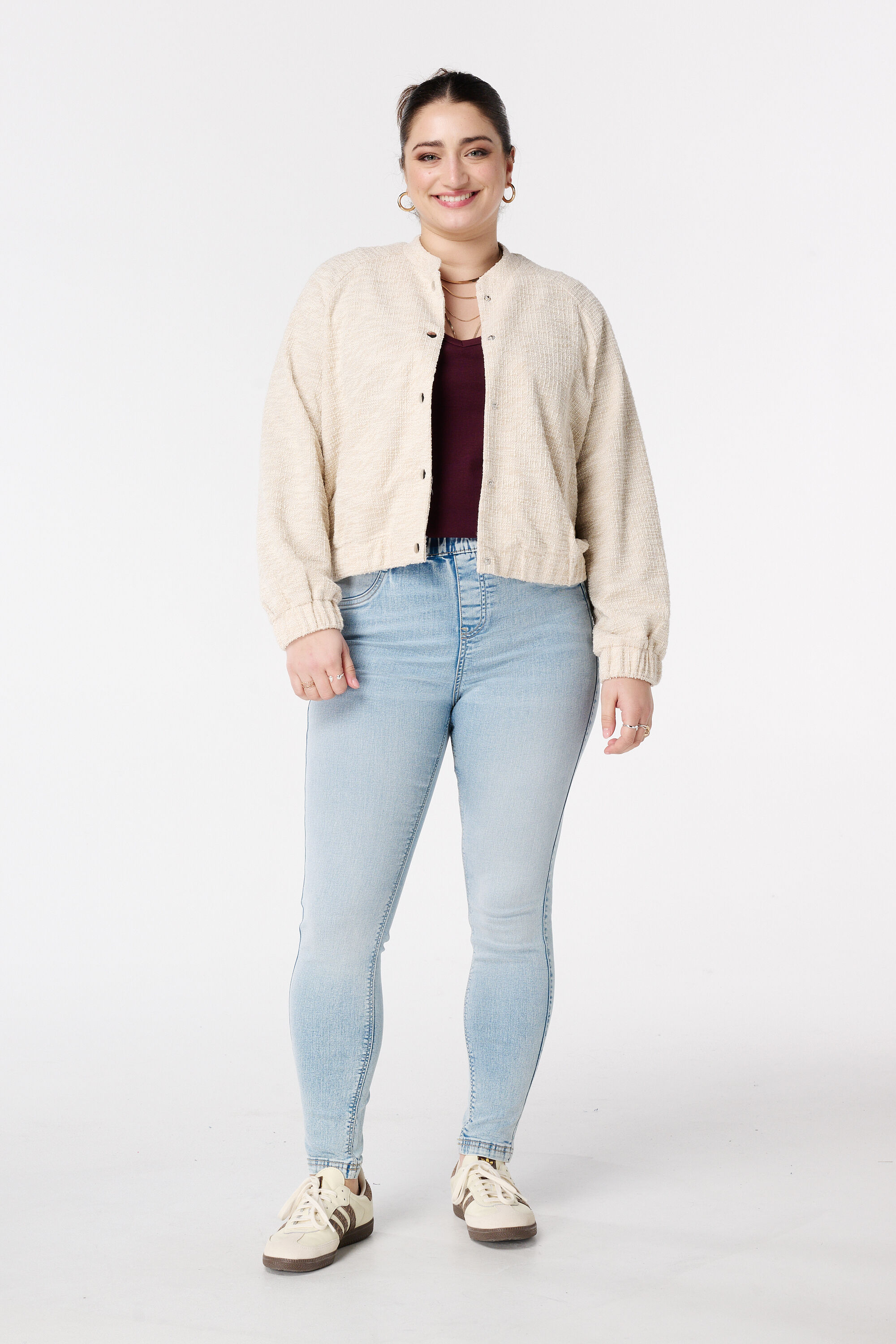 Tregging aspect denim