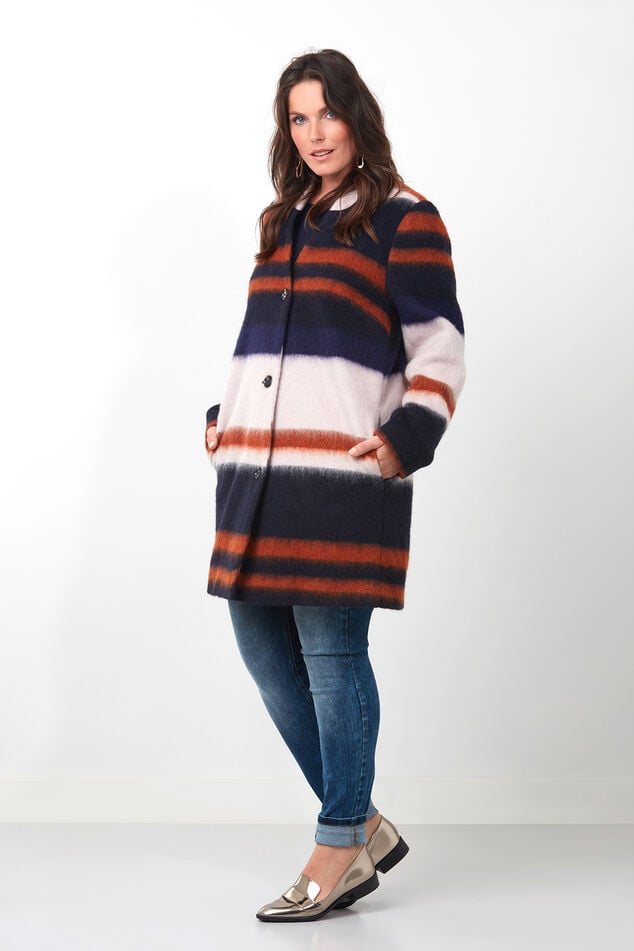 Manteau en laine mélangée image number 3