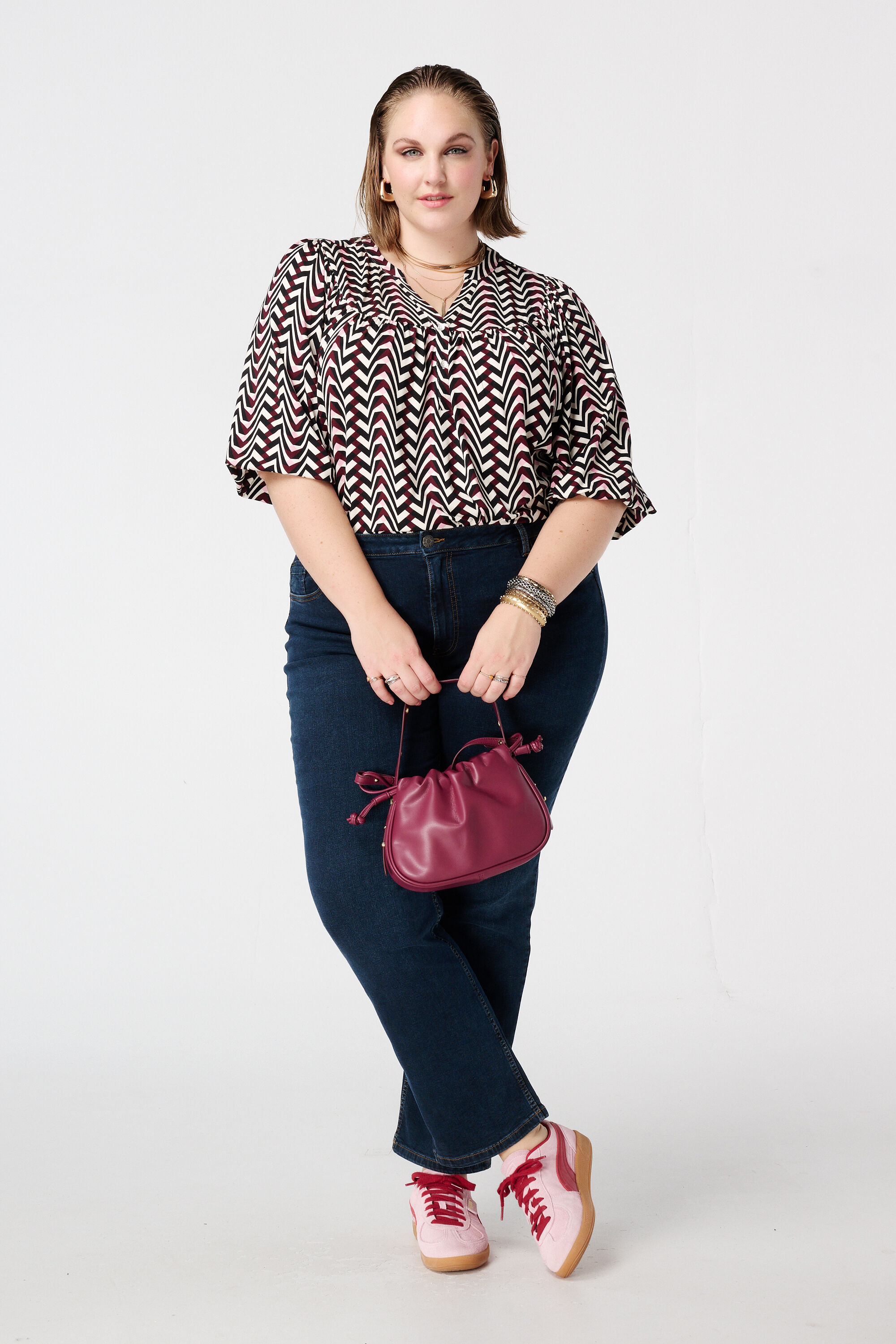 Top en jersey &agrave; imprim&eacute; image number 5