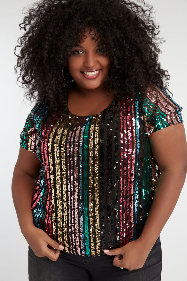Haut court à paillettes image number 0