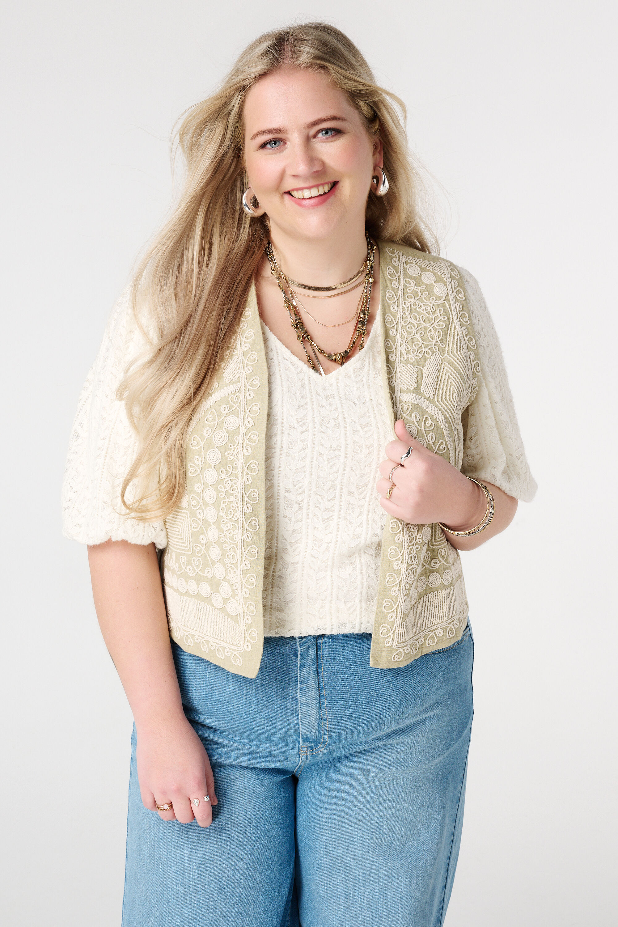 Gilet avec broderie image number 0