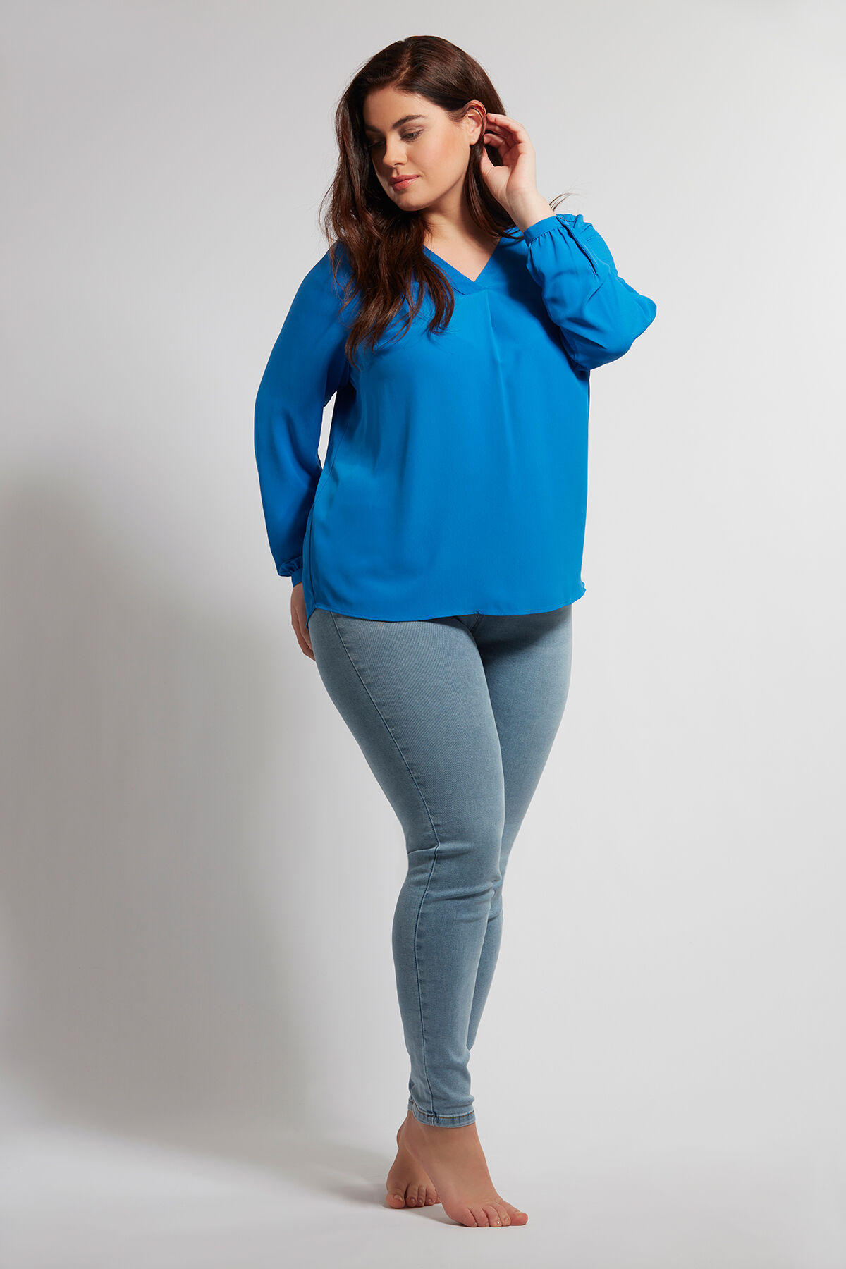 Blouse de couleur unie  image number 4