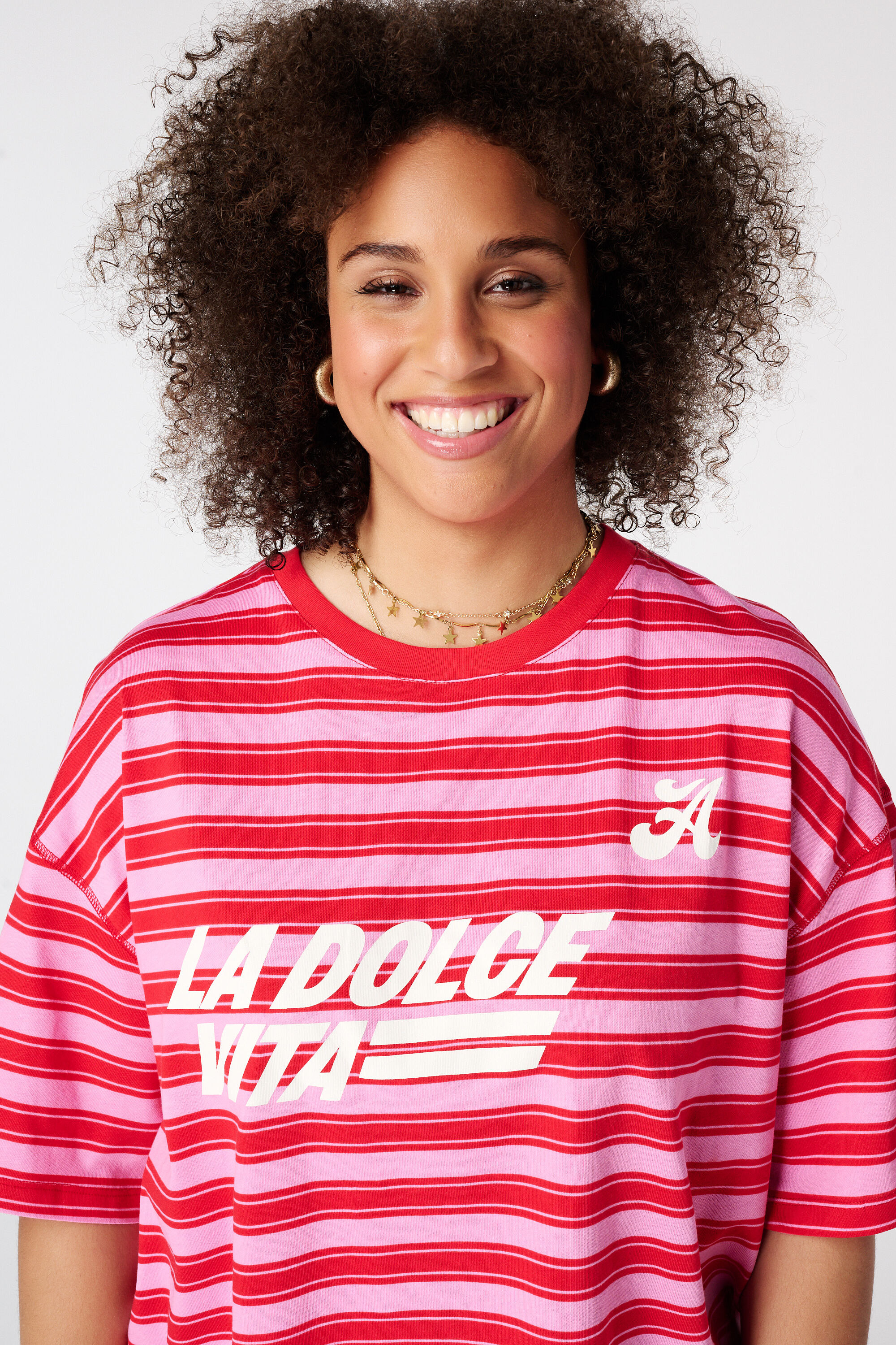 T shirt oversize avec illustration image number 4