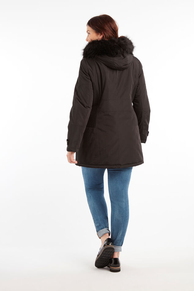 Parka avec col en fausse fourrure image number 4
