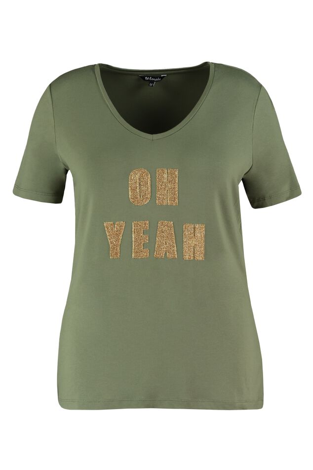 T-shirt avec texte brillant image number 1