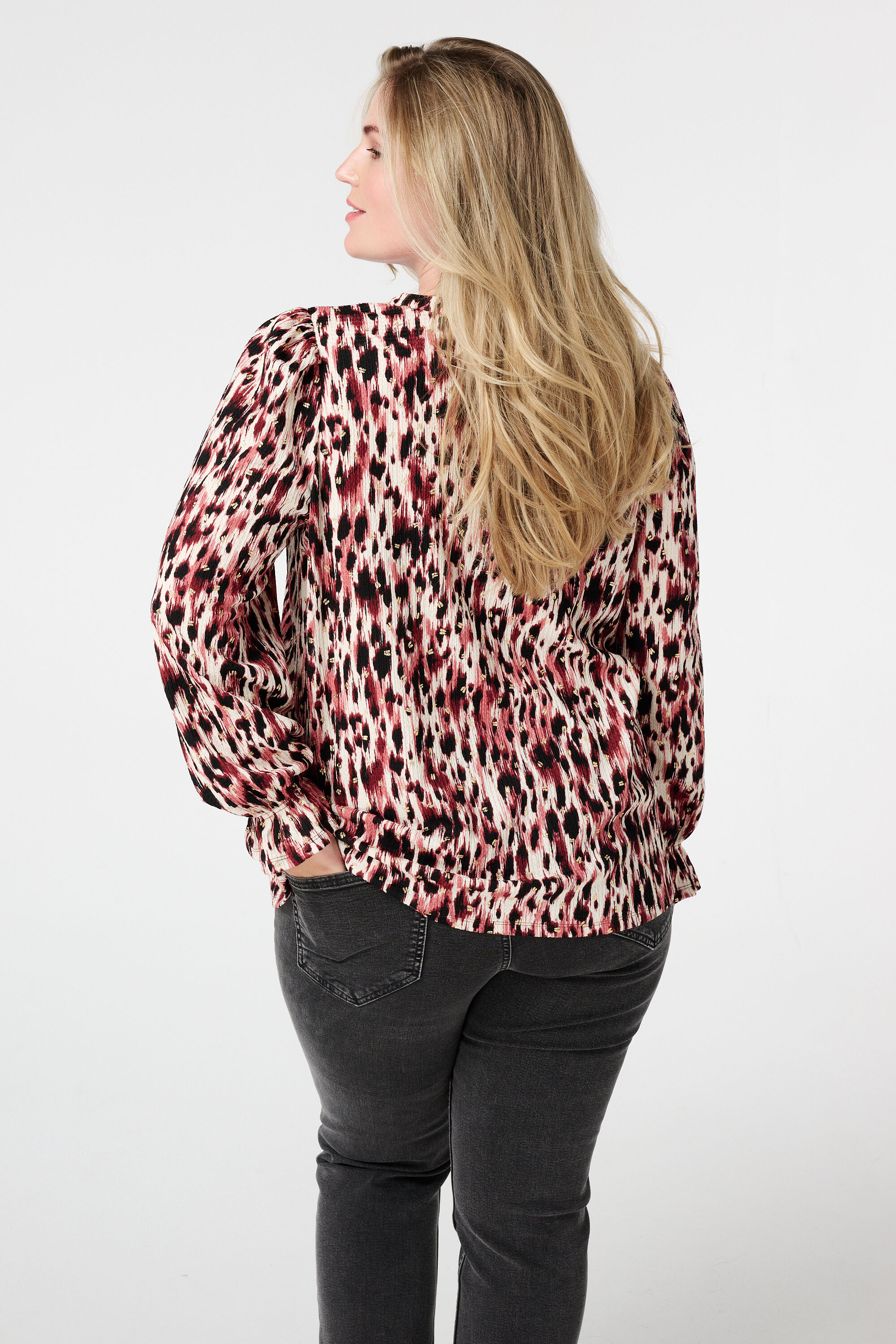 Top imprim&eacute; et textur&eacute; image number 3