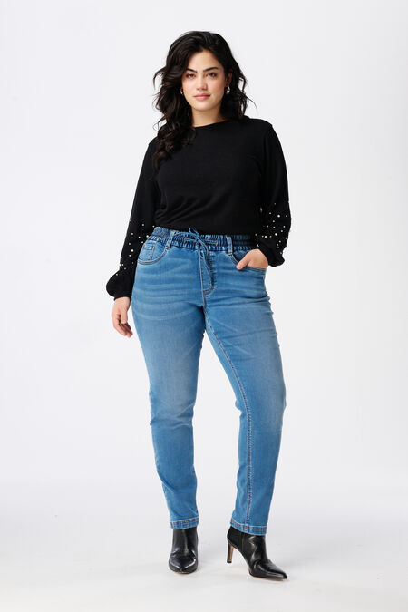 Pantalon jogger en denim Pantalon jogger en denim