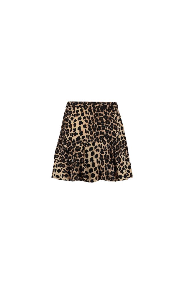 Jupe-short à ceinture nouée image number 2