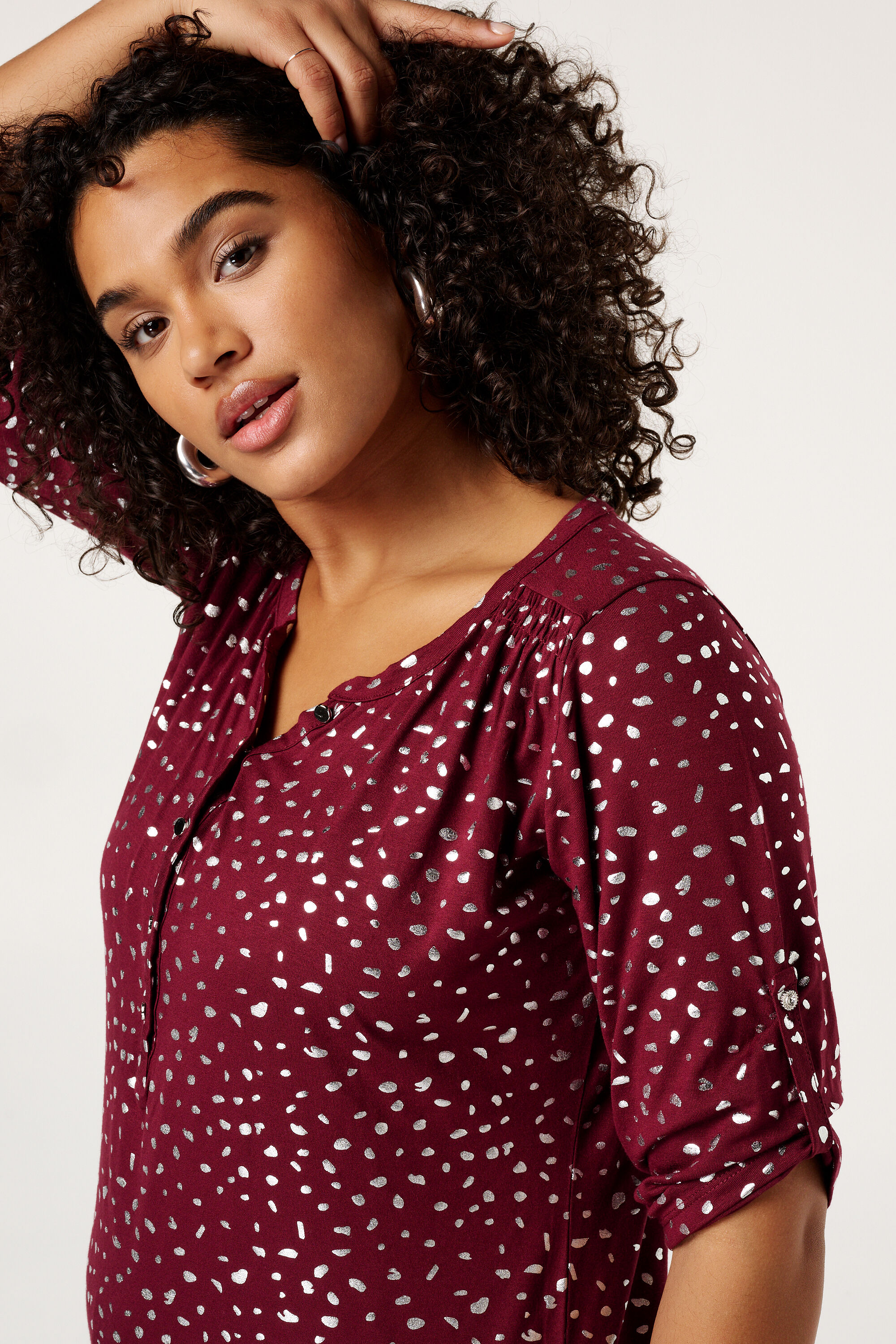 Haut &agrave; boutons  image number 4