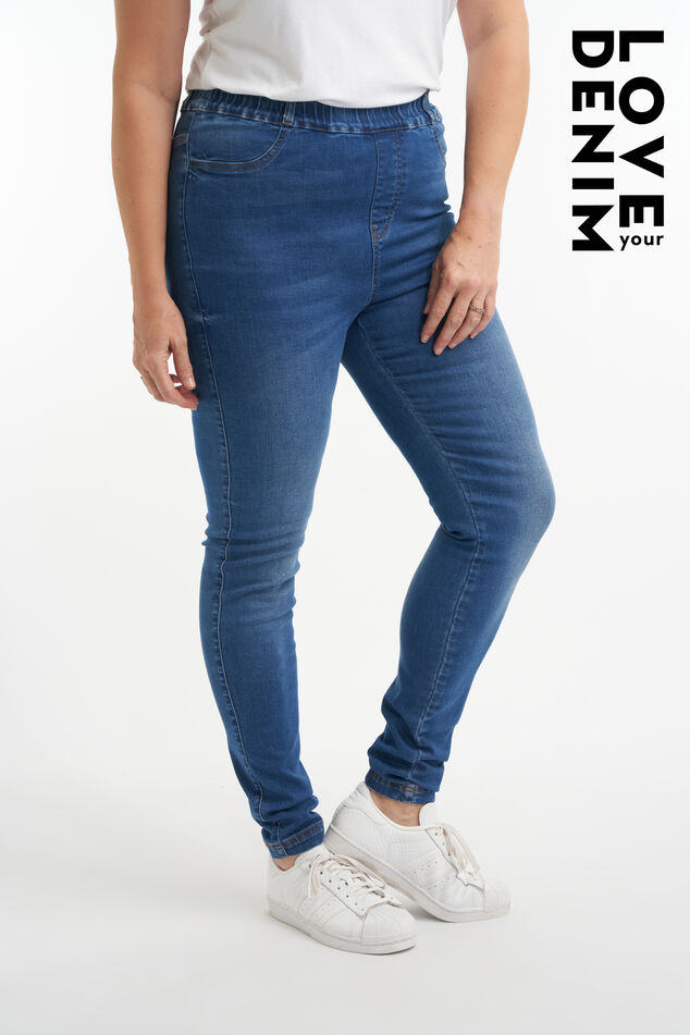 Tregging slim fit 34 inch POPPY  image number 0