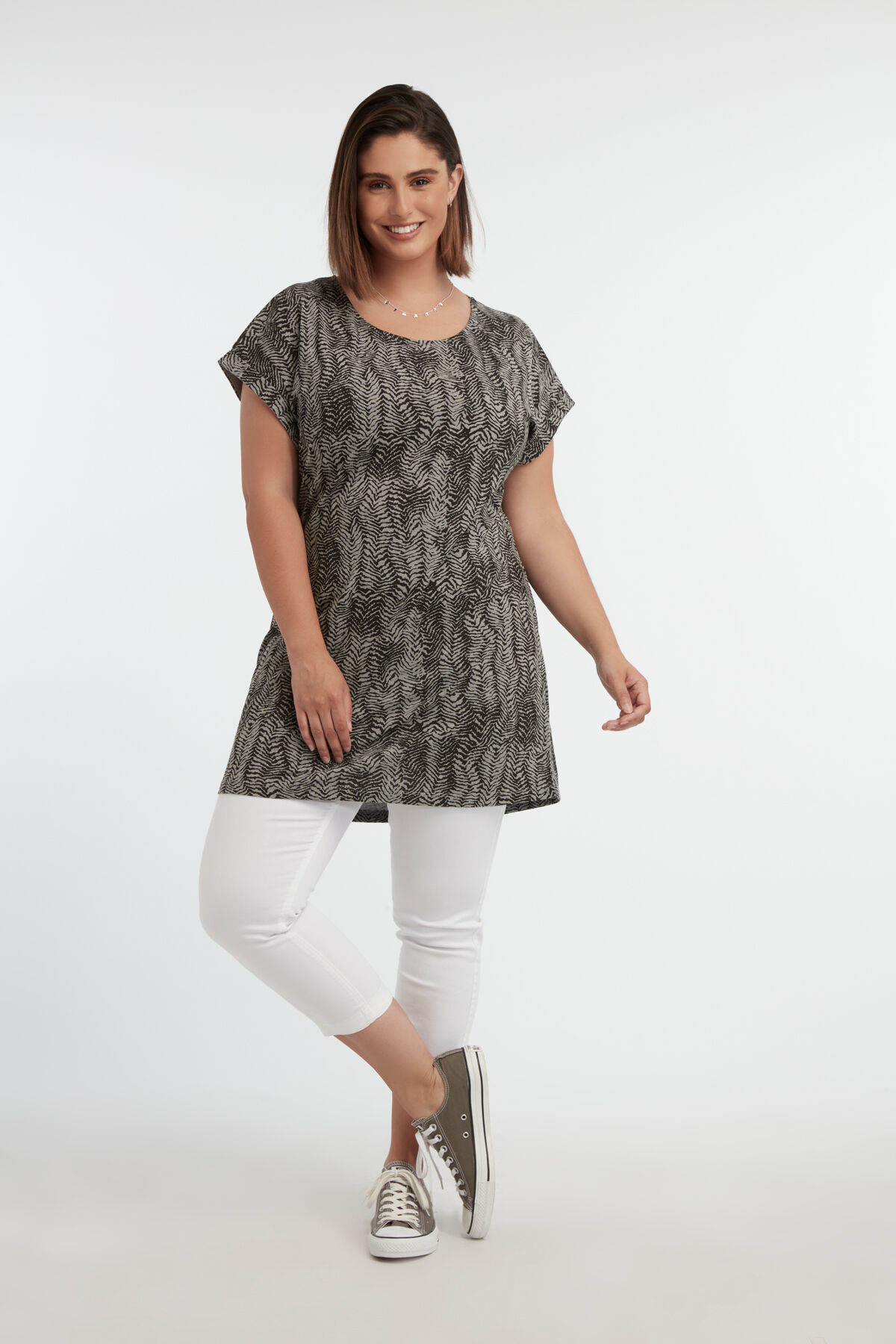 T-shirt long imprim&eacute; image number 5