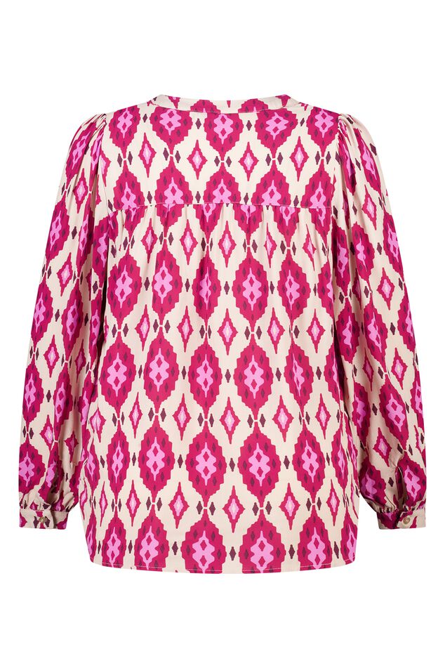 Blouse imprimée avec bobines image number 2