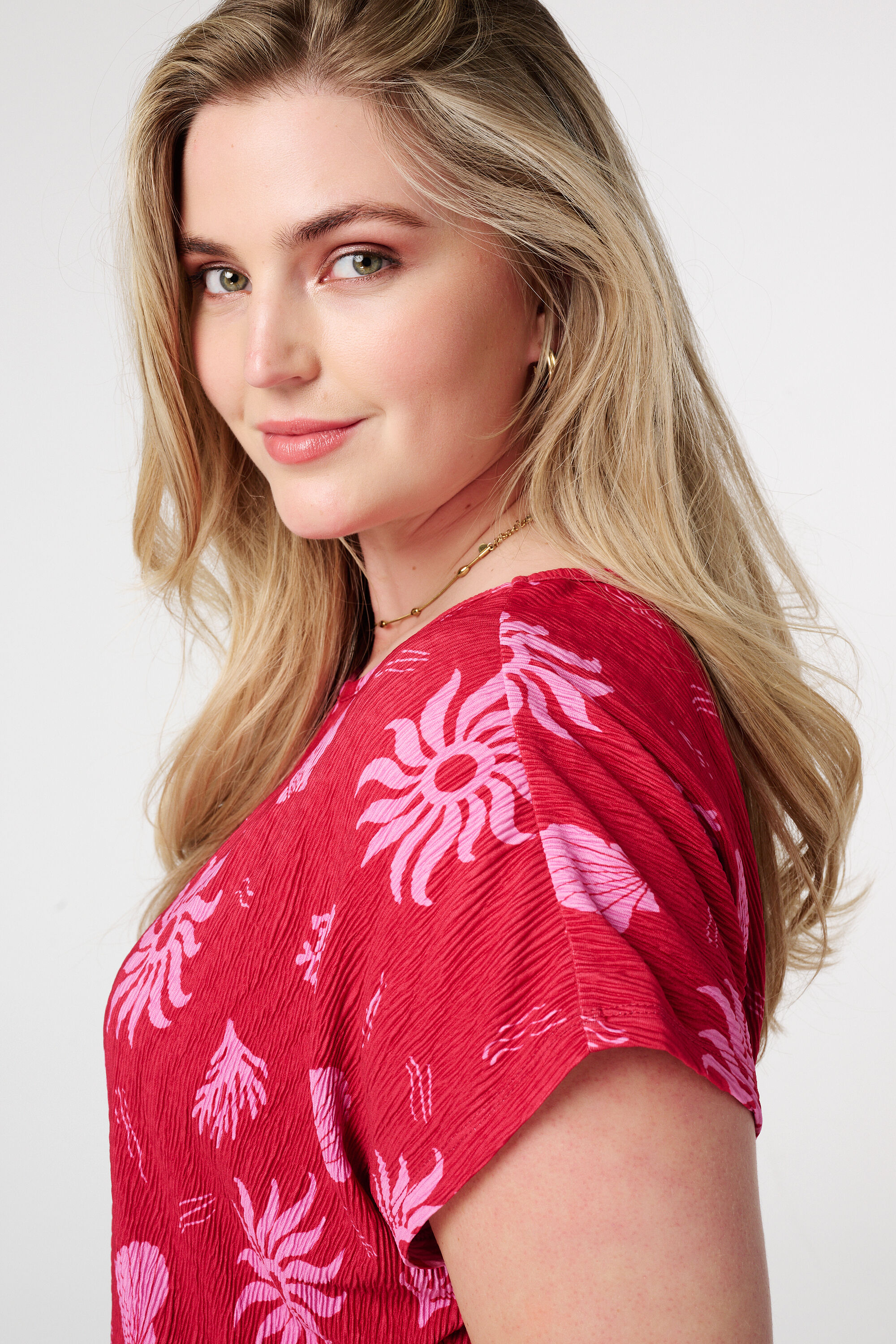 Haut &agrave; imprim&eacute; estival  image number 4