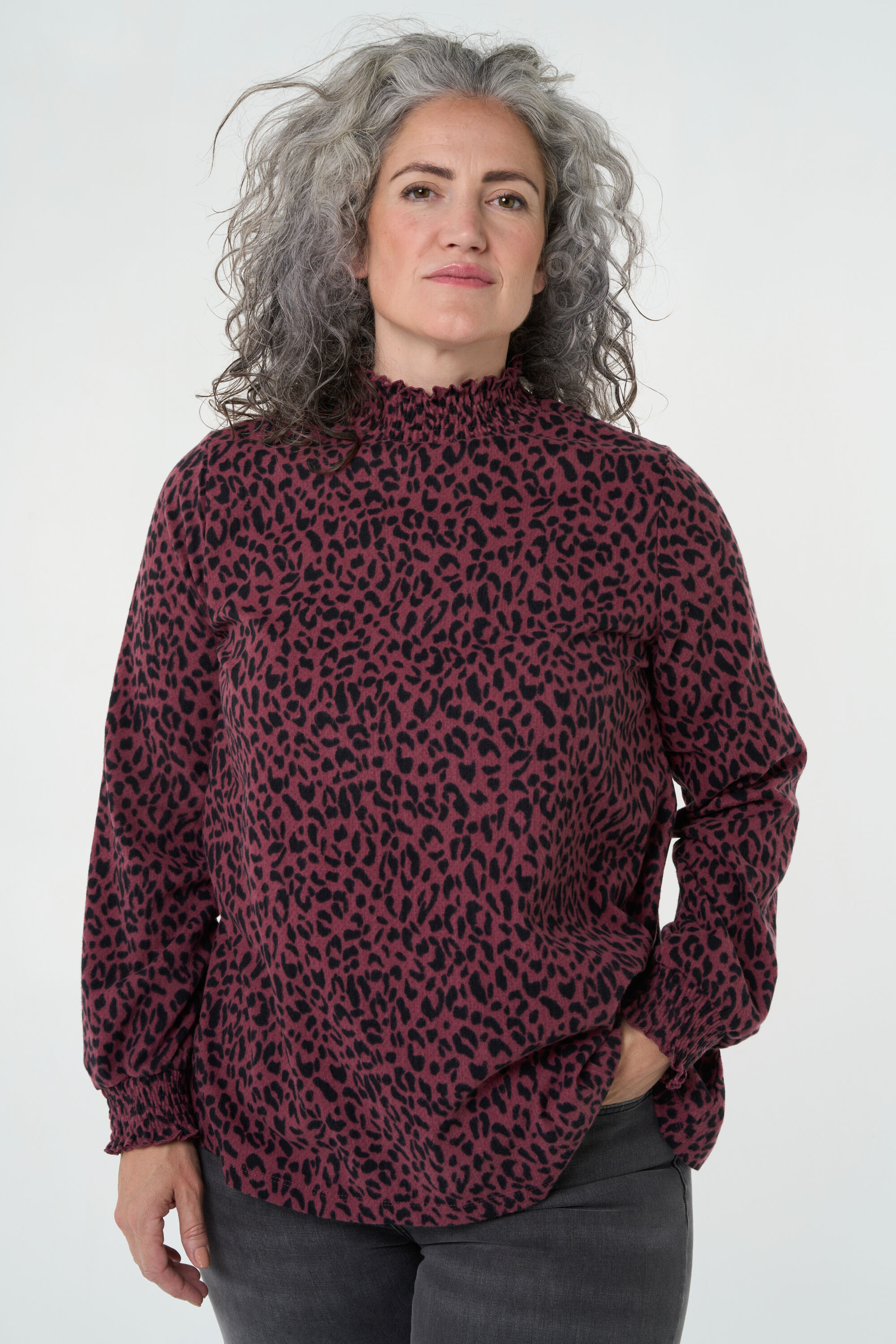 Haut &agrave; imprim&eacute; panth&egrave;re image number 7