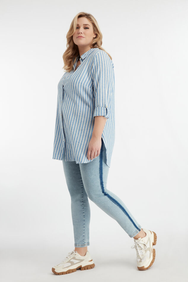 Chemisier long rayé image number 3