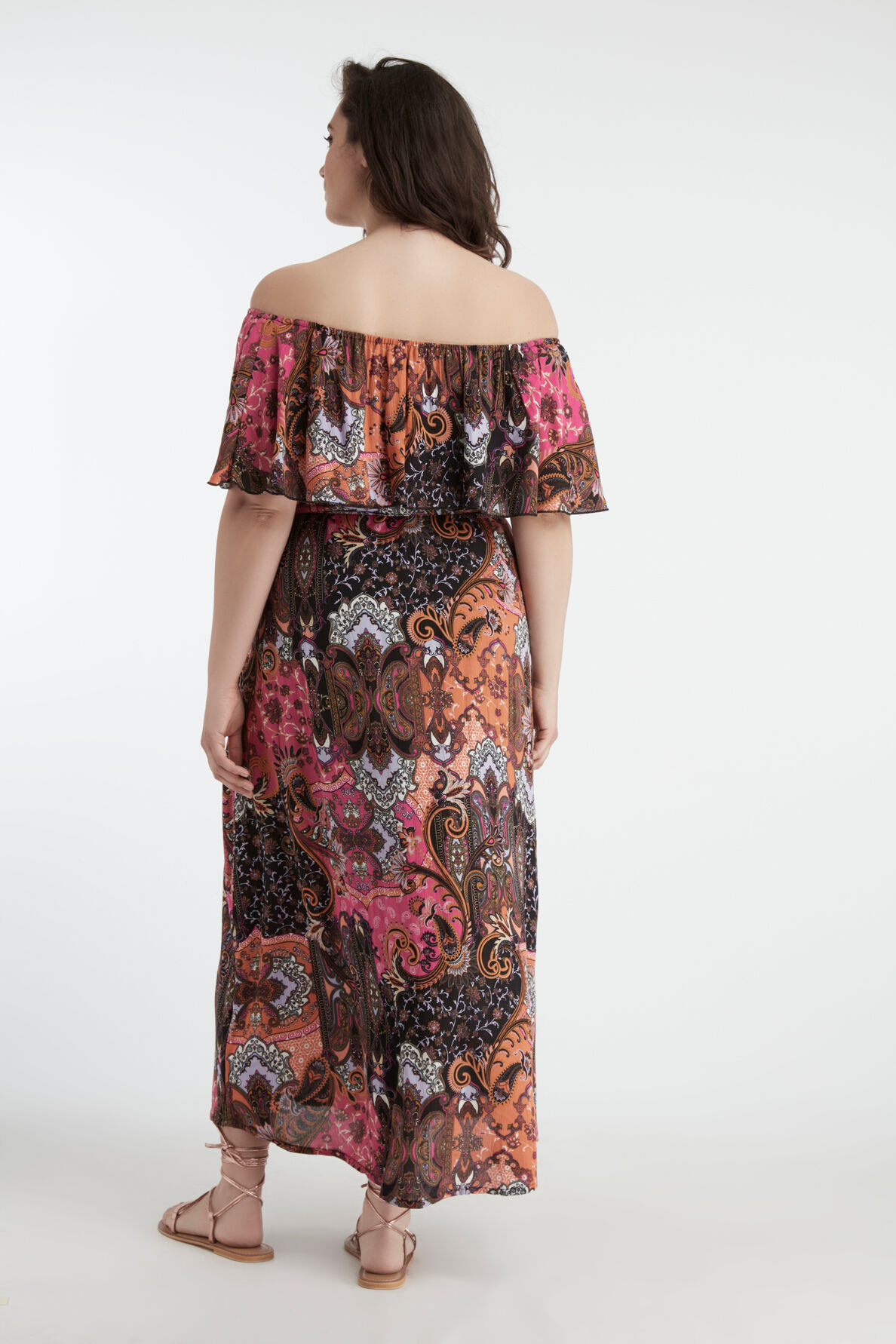 Robe color&eacute;e maxi image number 4