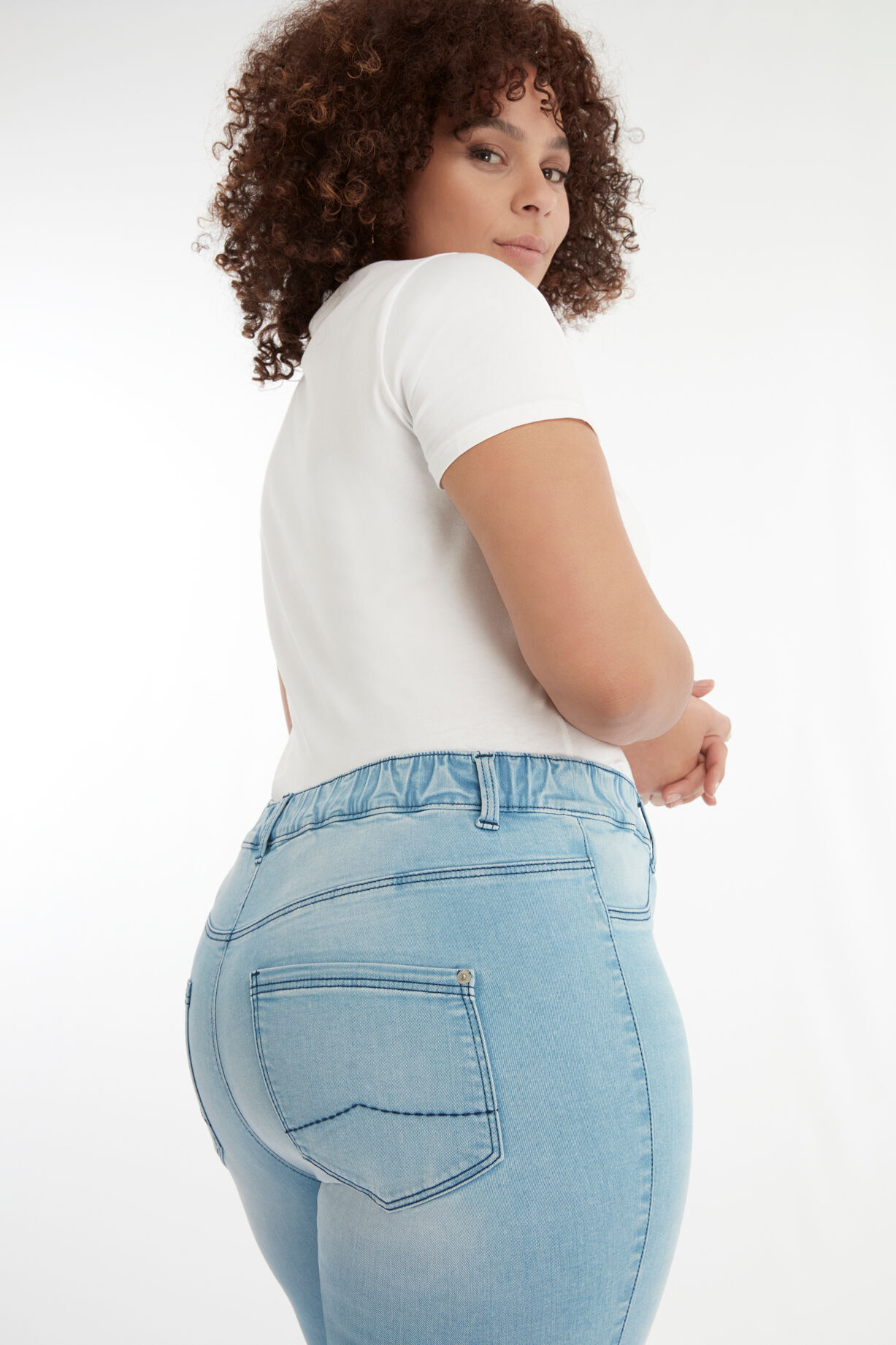 Tregging coup&eacute; POPPY au strass   image number 4