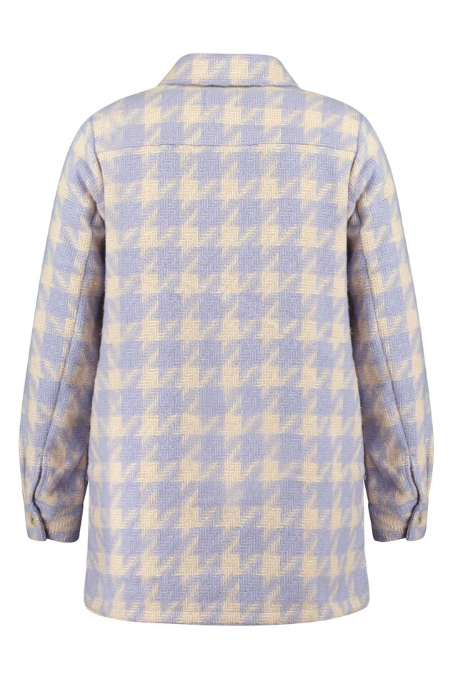 Veste-chemise à imprimé pied-de-poule image number 3