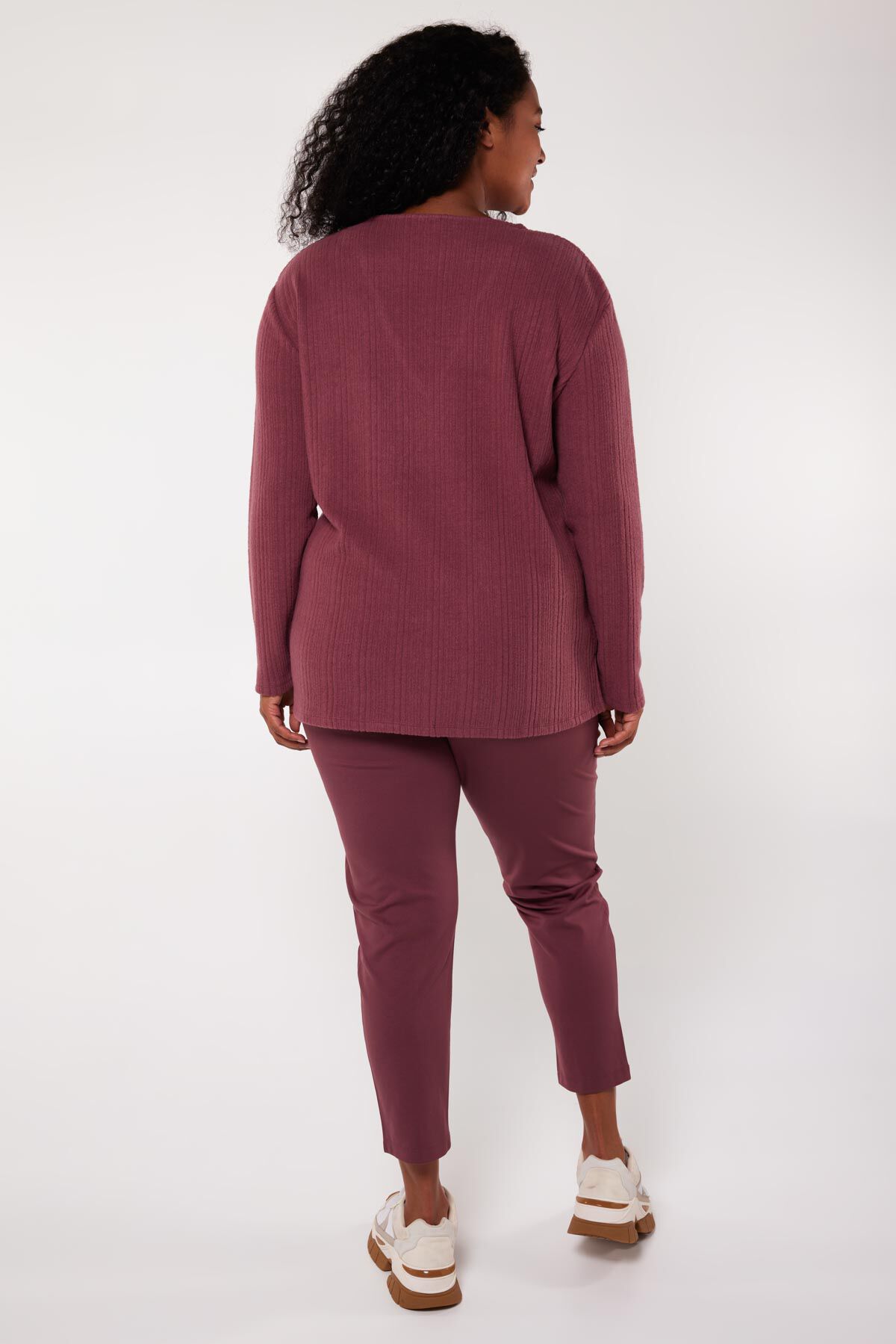 Haut coupe droite avec col en V  image number 3