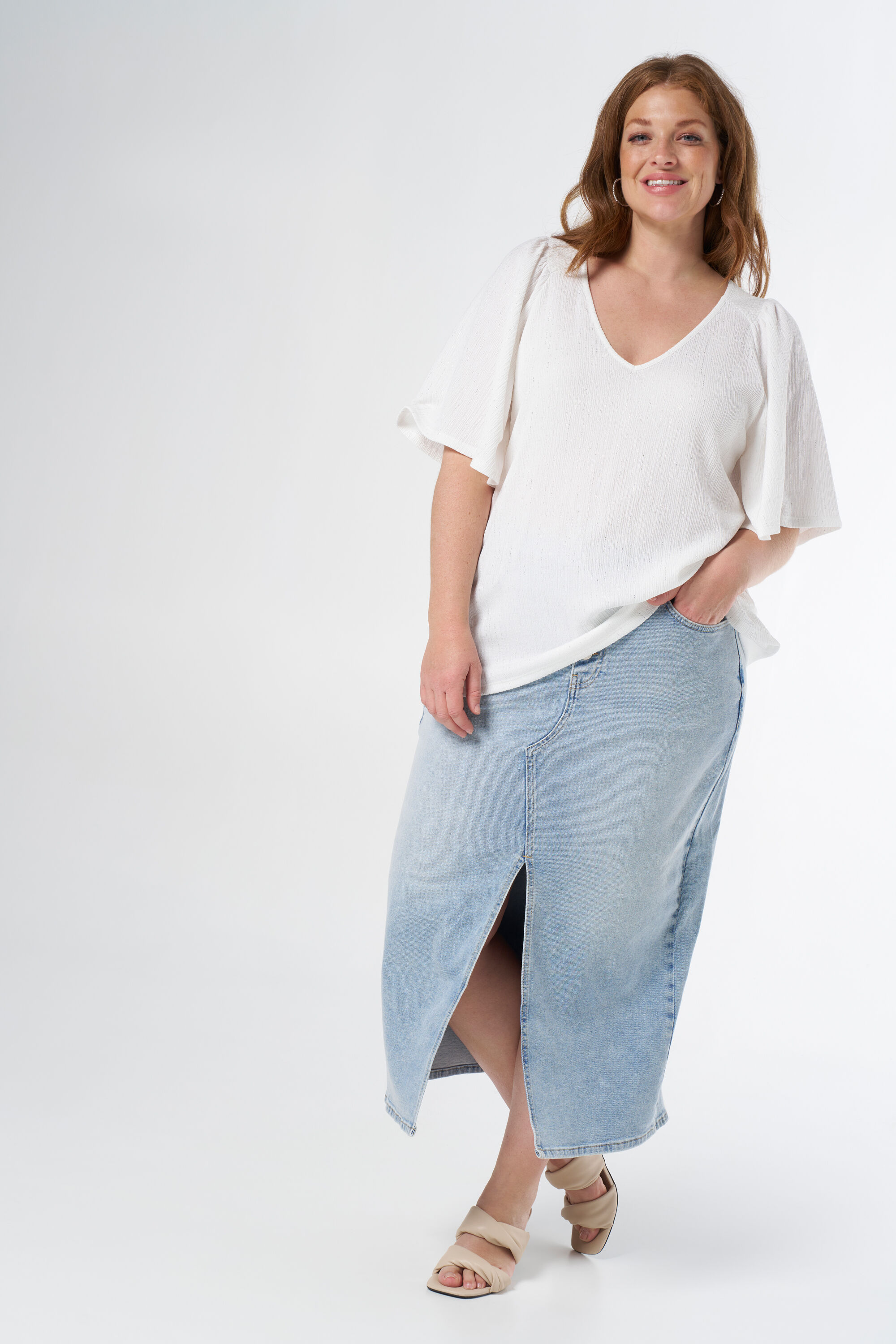 Haut avec col en V image number 5