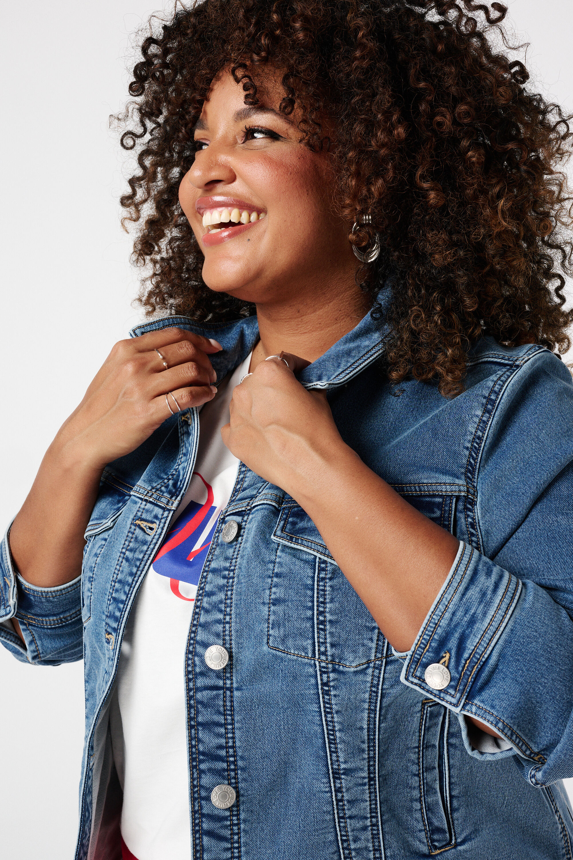 Veste en jean extensible image number 4