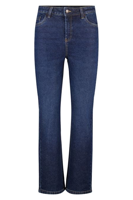 Jean à jambe droite et taille moyenne