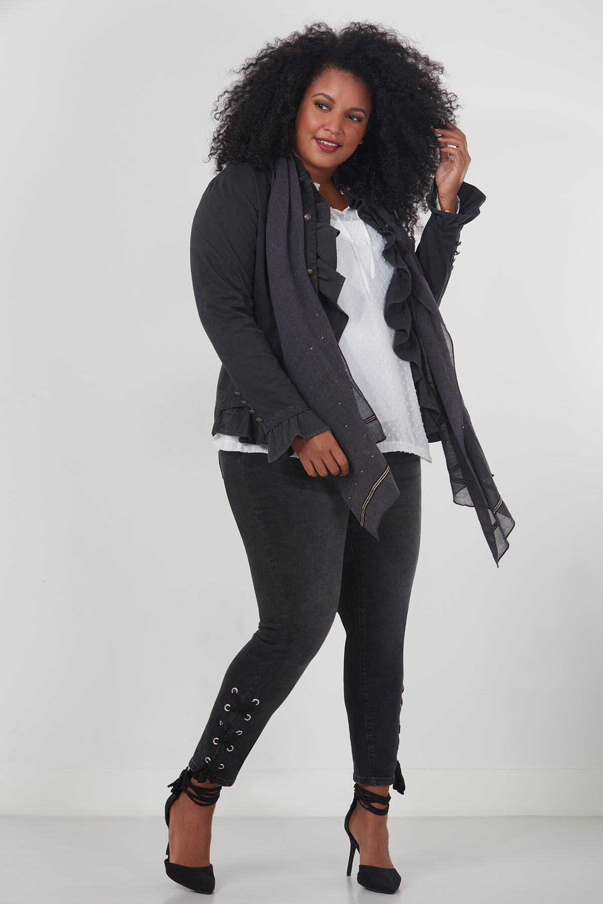 Femmes Foulard à sequins MS Mode