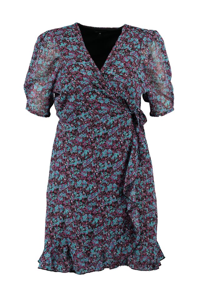 Robe portefeuille à imprimé image number 2