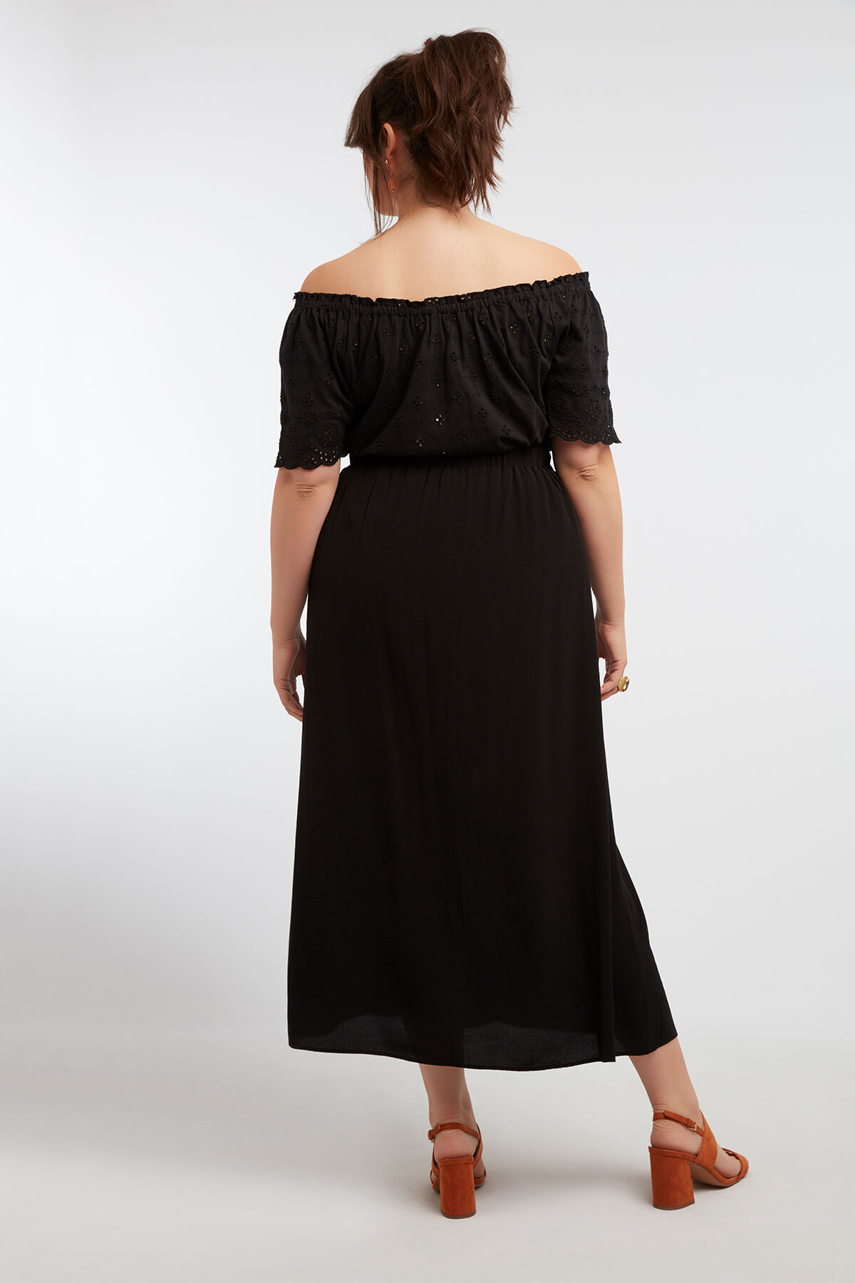 Jupe longue avec boutons image number 4