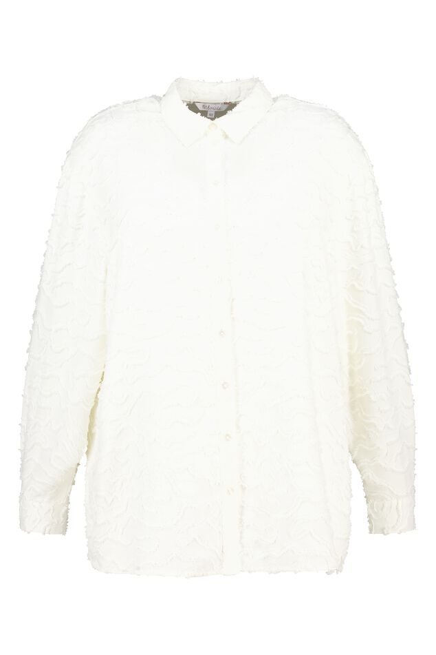 Blouse oversize en tissu structuré image number 1