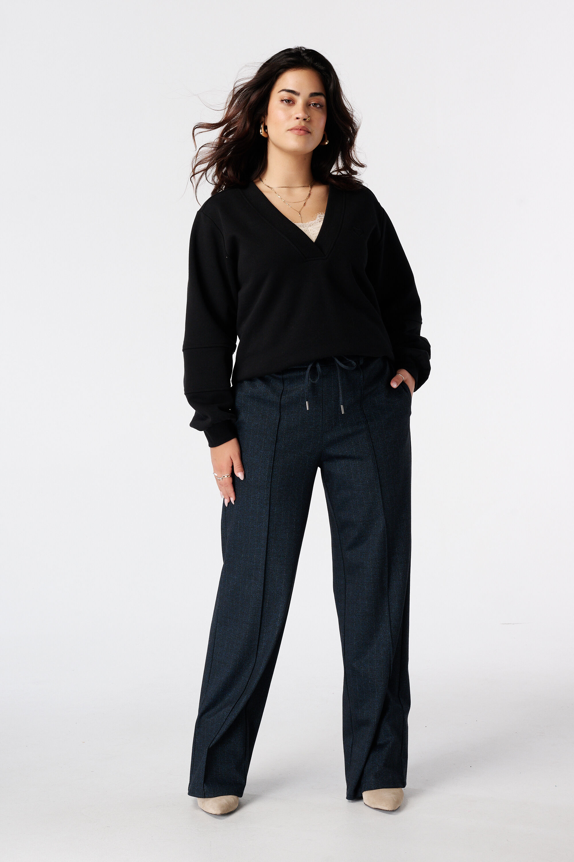 Pantalon &agrave; imprim&eacute; image number 0